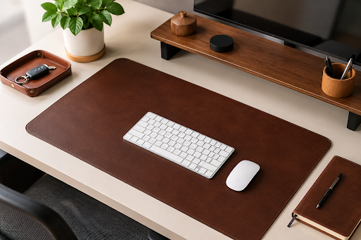 leather desk pads