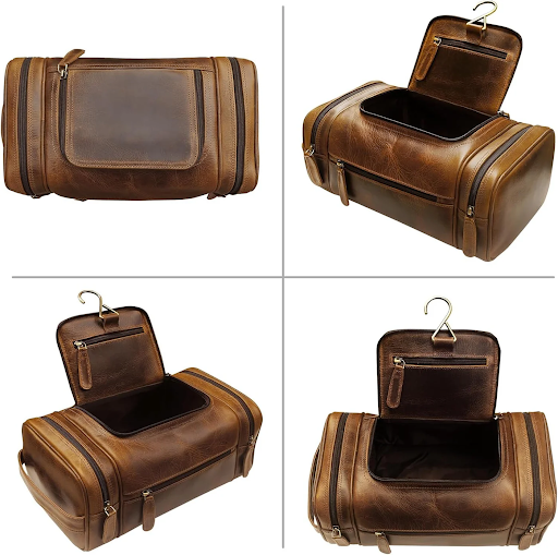 men’s leather toiletry bags