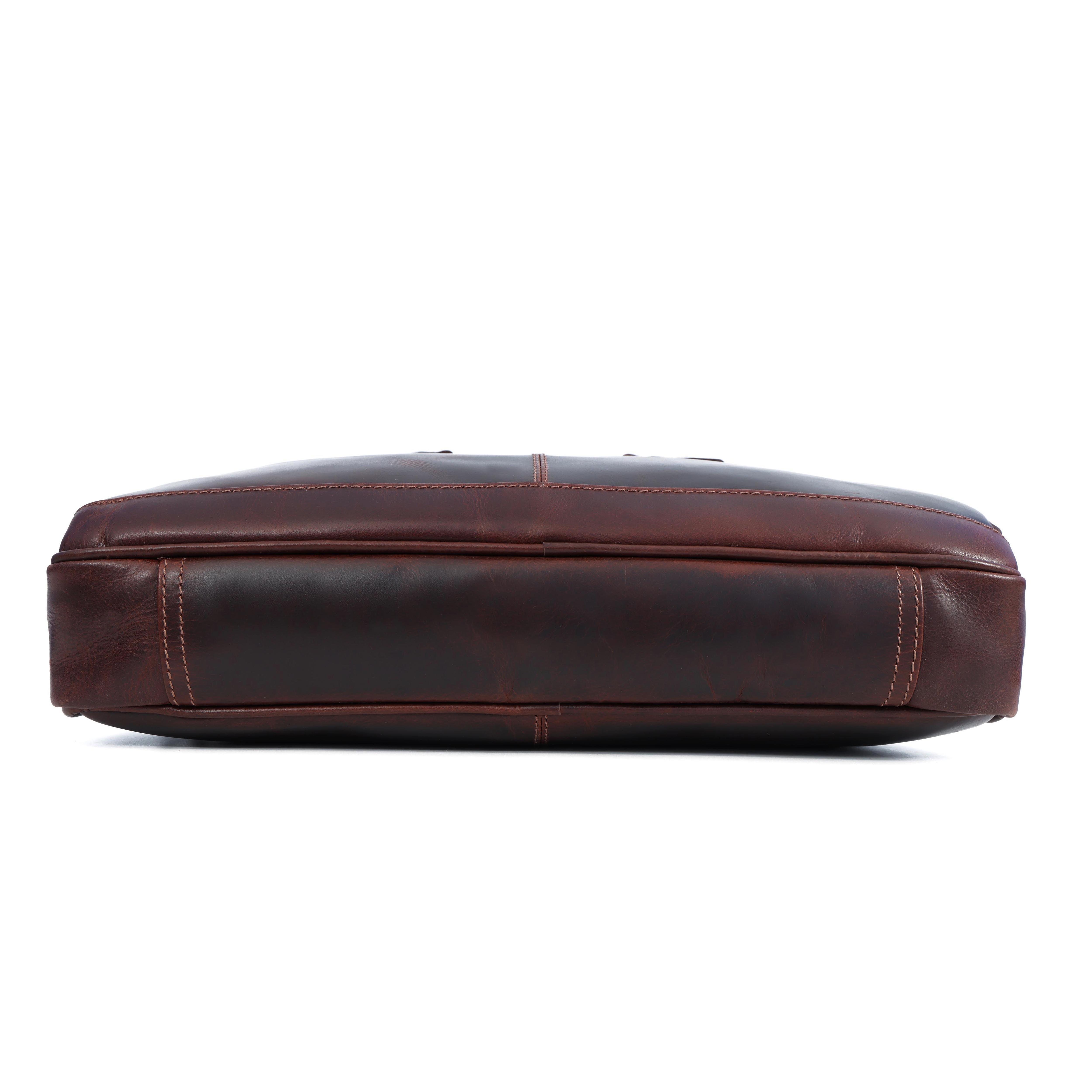 Leather Briefcase for 16-Inch Laptop - Elizo