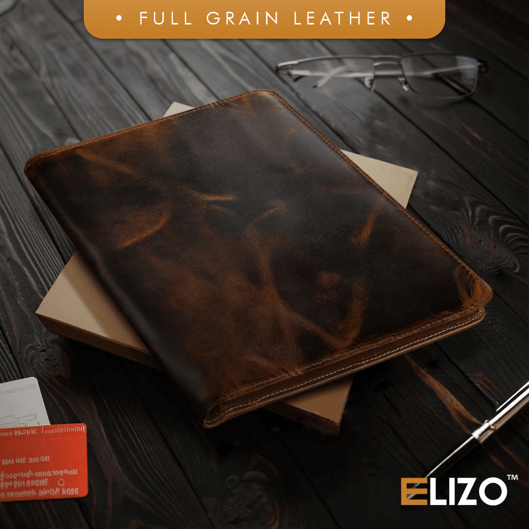 Premium Leather Portfolio Organizer - Elizo