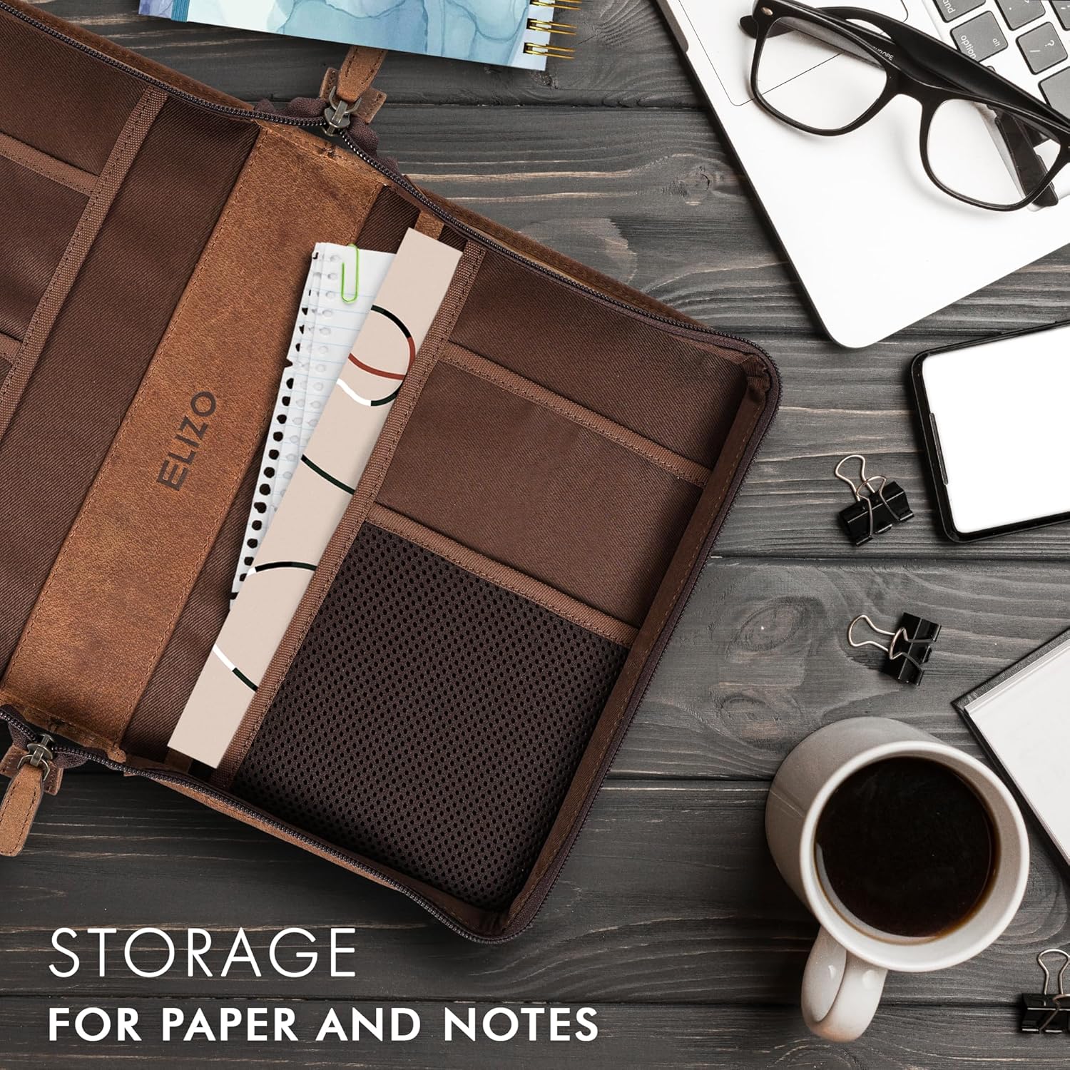 Cross Leather Bible Cover