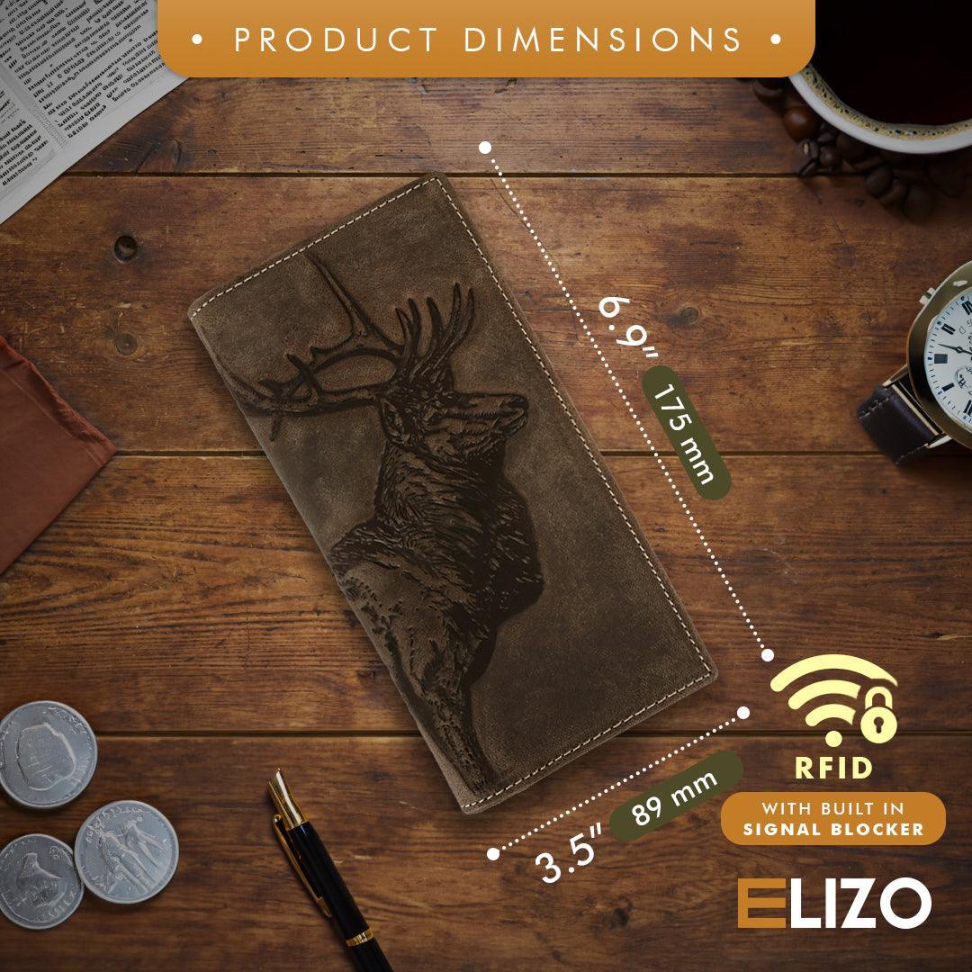 Mens Long Wallet (Elk) - Elizo