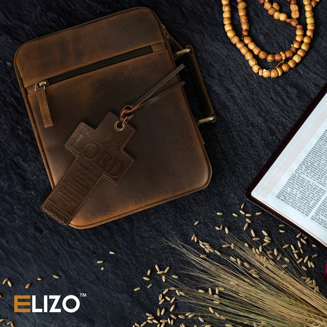 Small Leather Bible Case