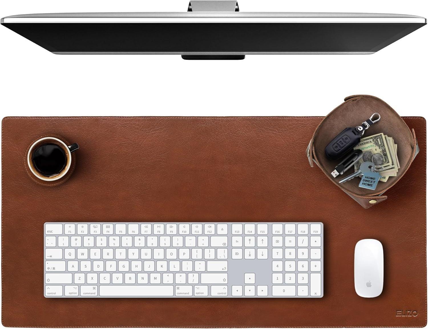 Leather Desk Mat Set (3mm) Double layer (Stag) - Elizo