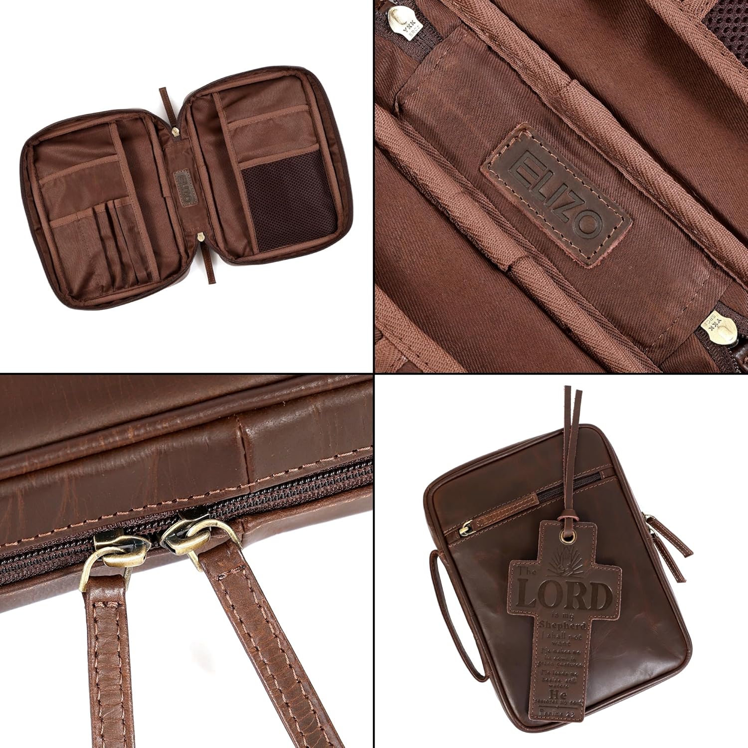 Standard Leather Bible Case (Brown)