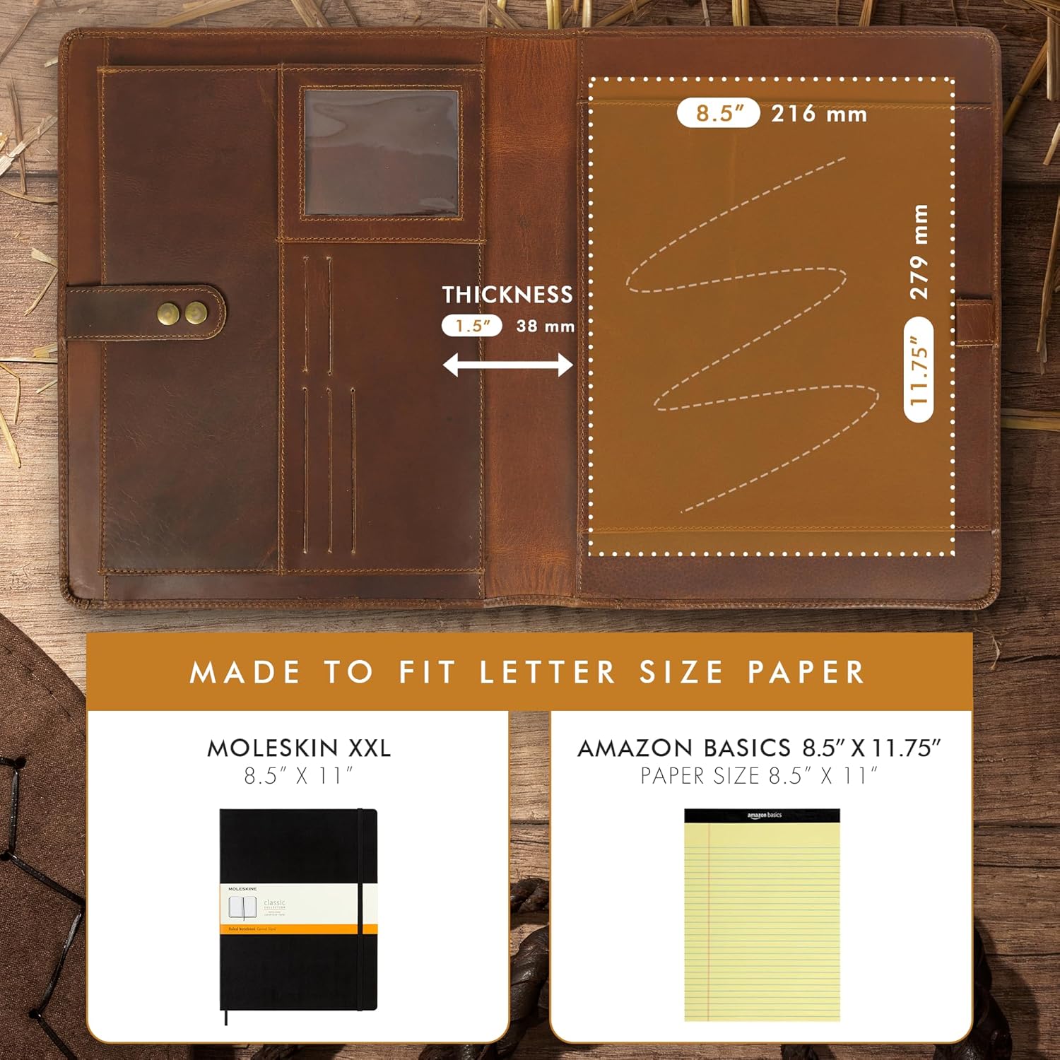 Leather Portfolio Organizer (Heritage)