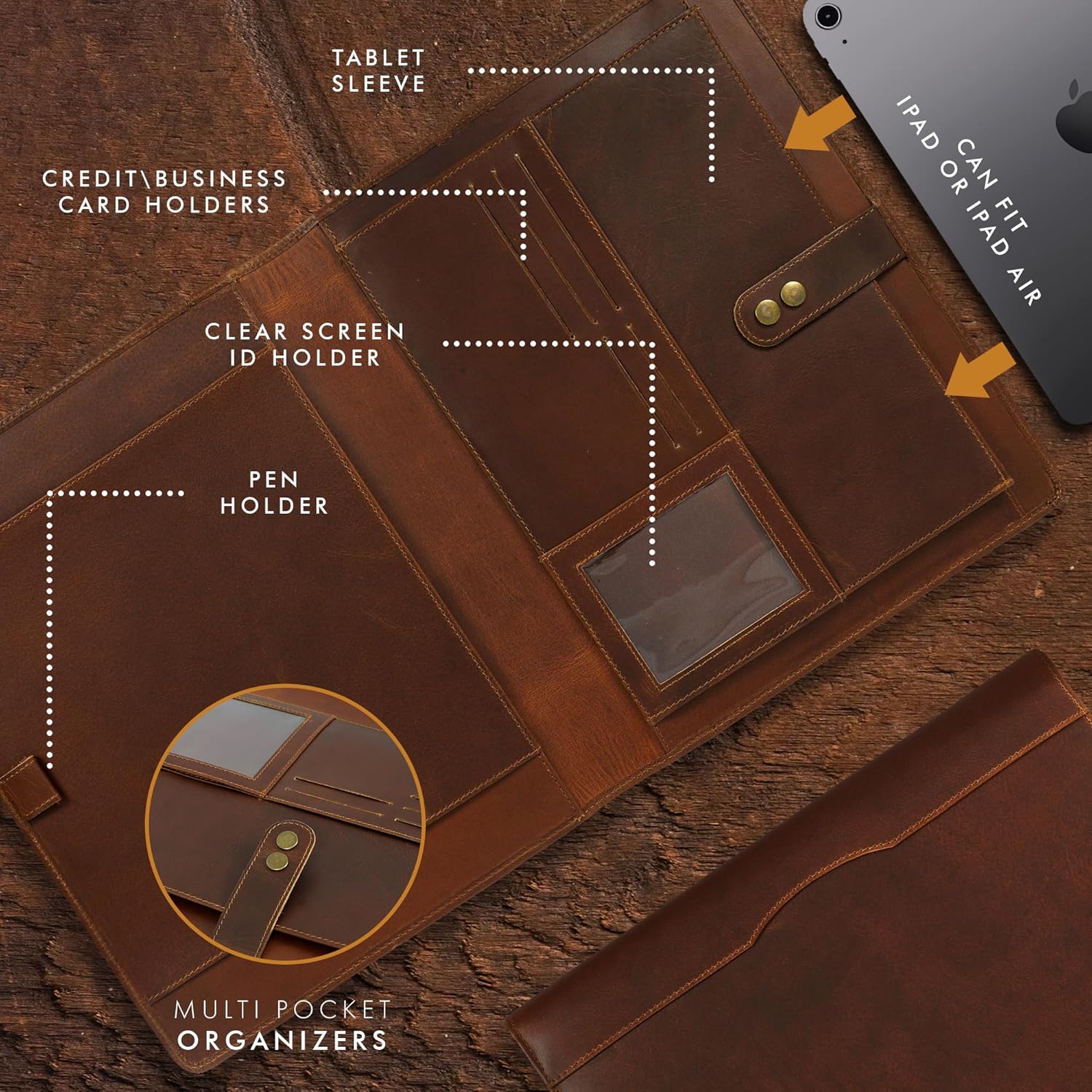 Leather Portfolio Organizer (Heritage)