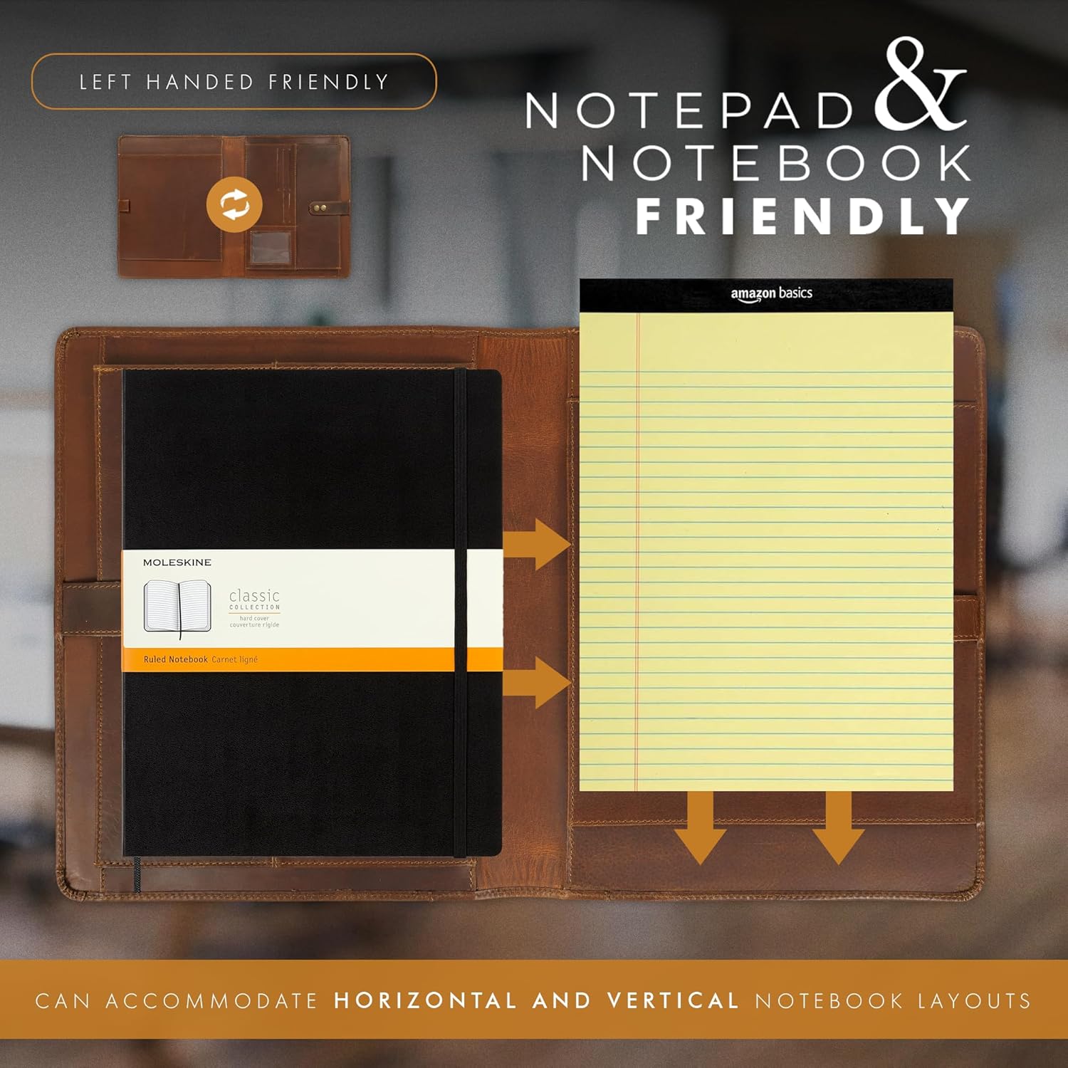 Leather Portfolio Organizer (Heritage)