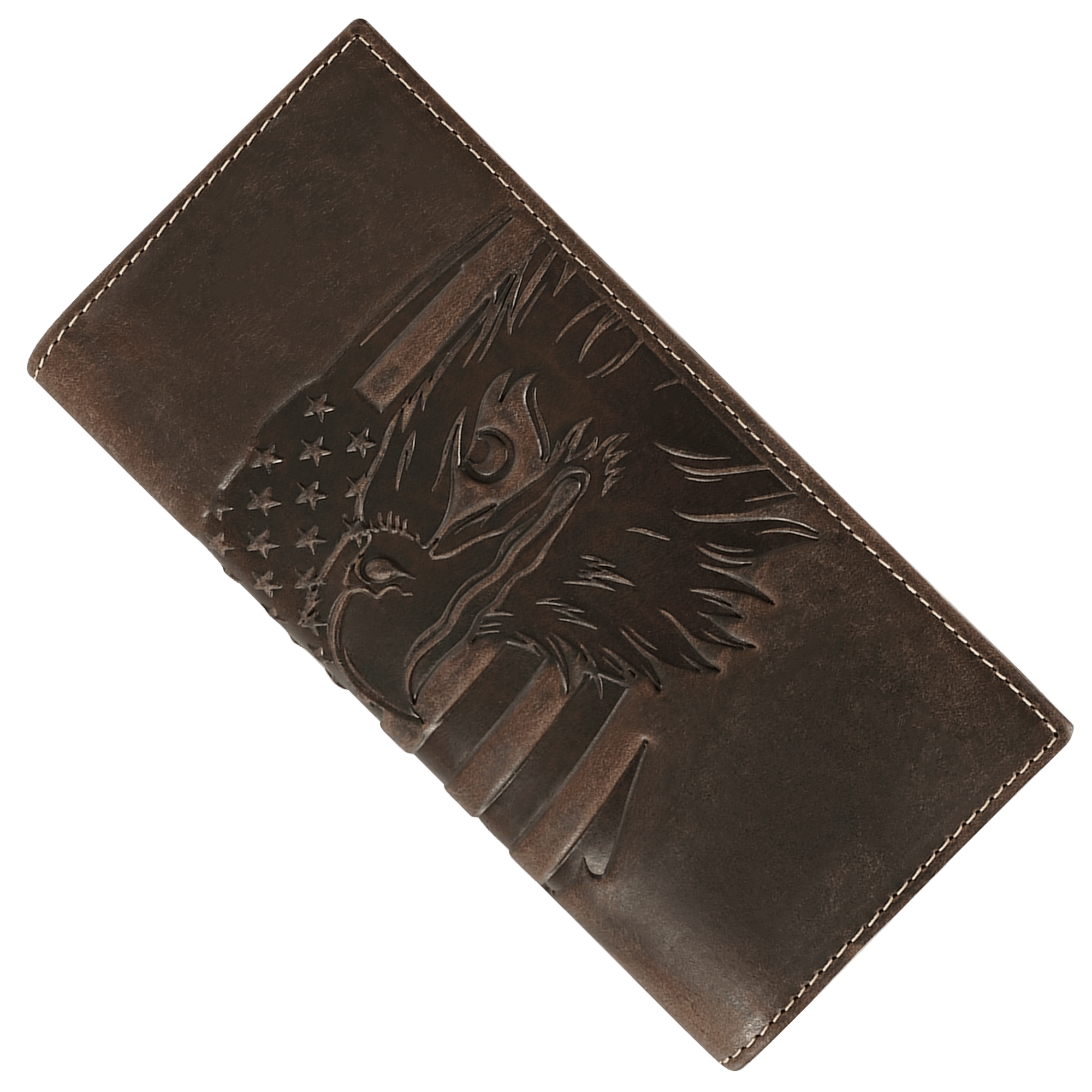 Mens Long Wallet (Eagle) - Elizo