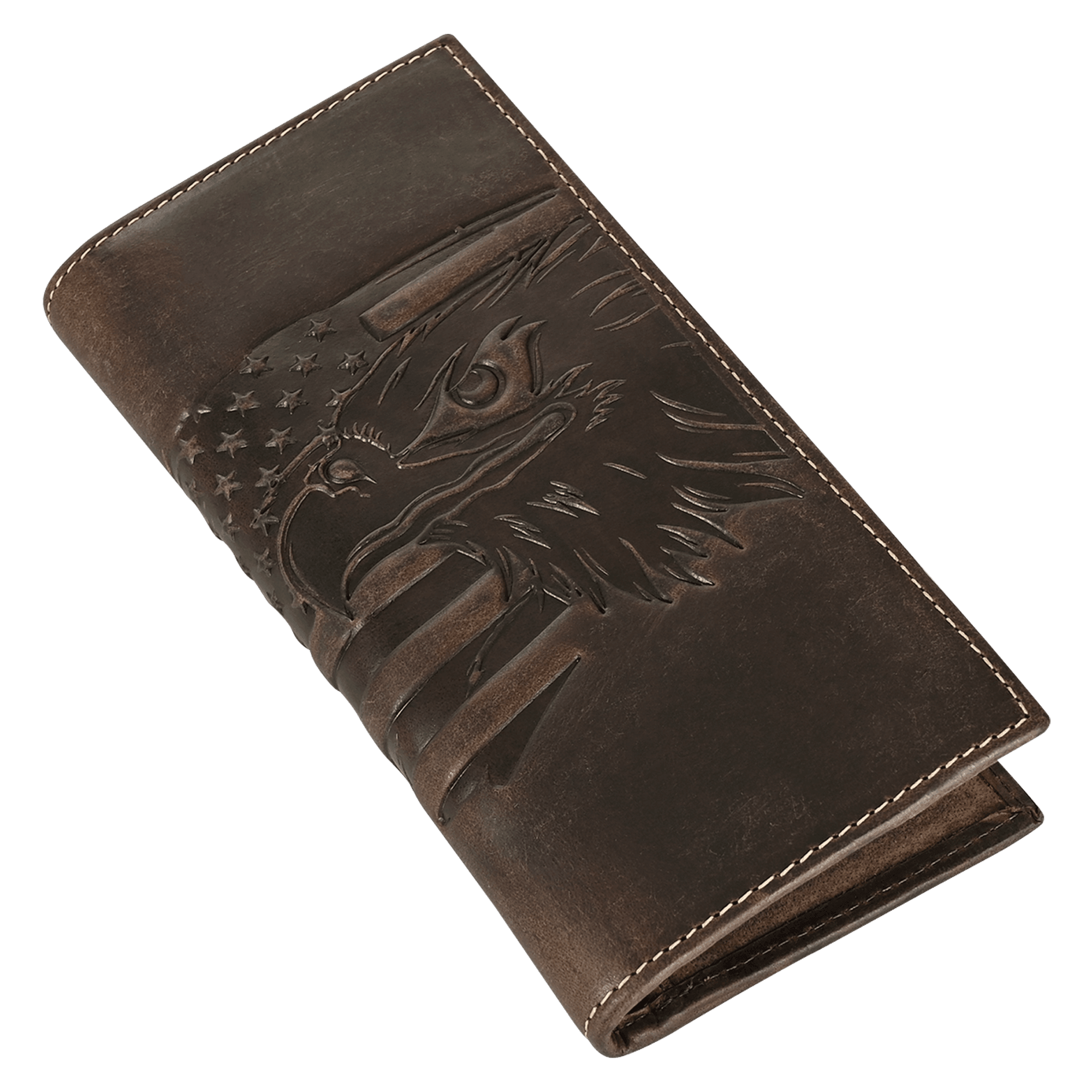 Mens Long Wallet (Eagle) - Elizo