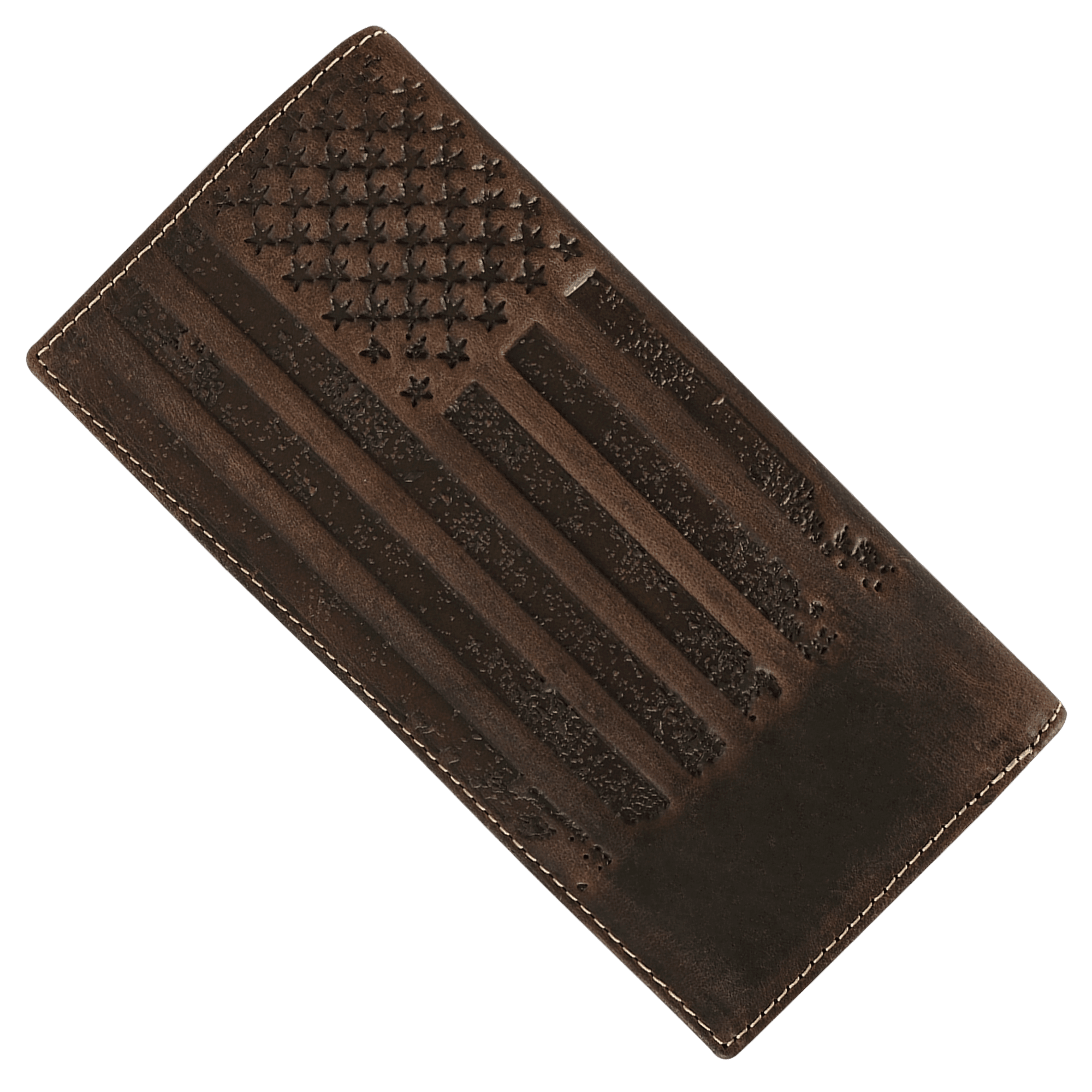 Mens Long Wallet (Large American Flag) - Elizo