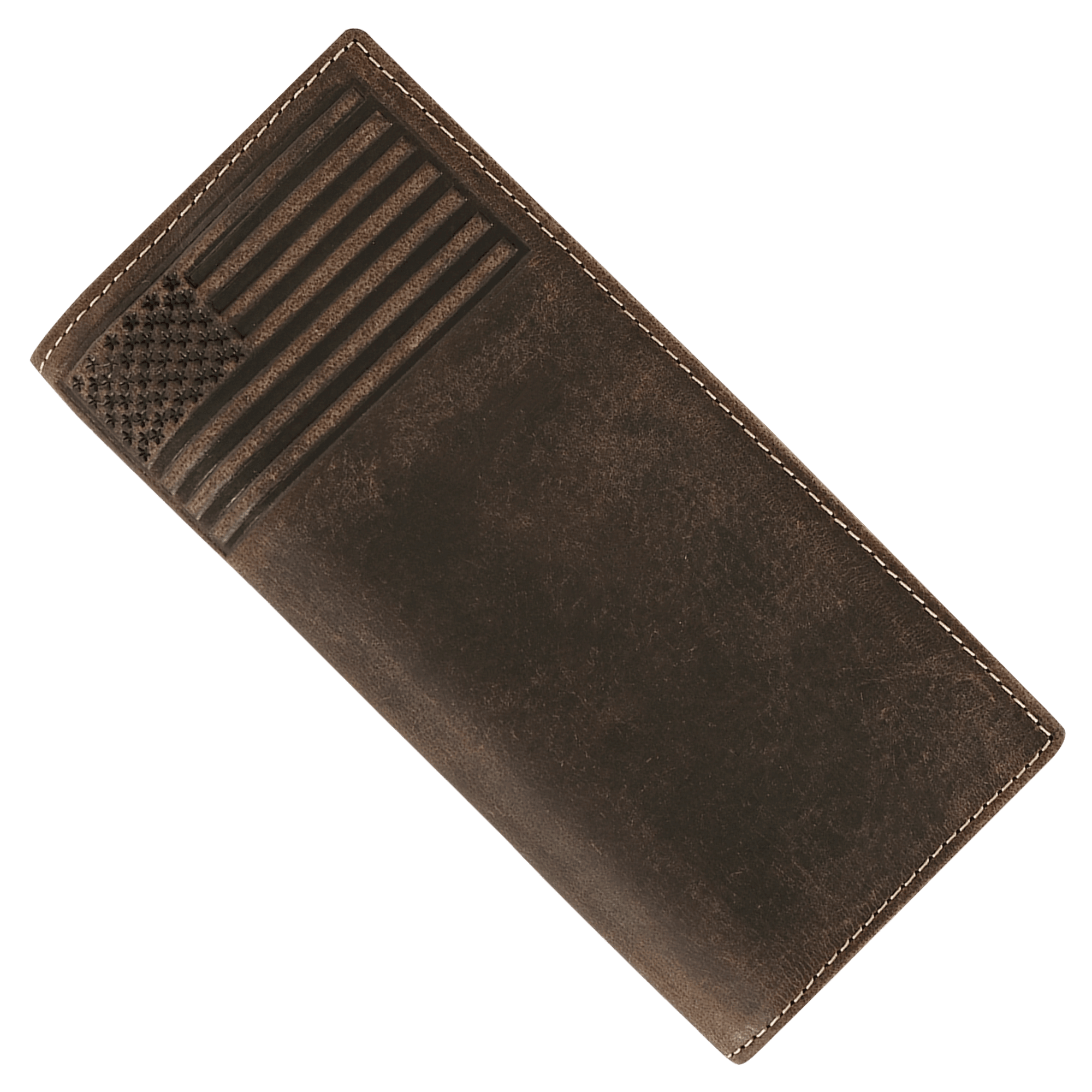 Mens Long Wallet (Small American Flag) - Elizo