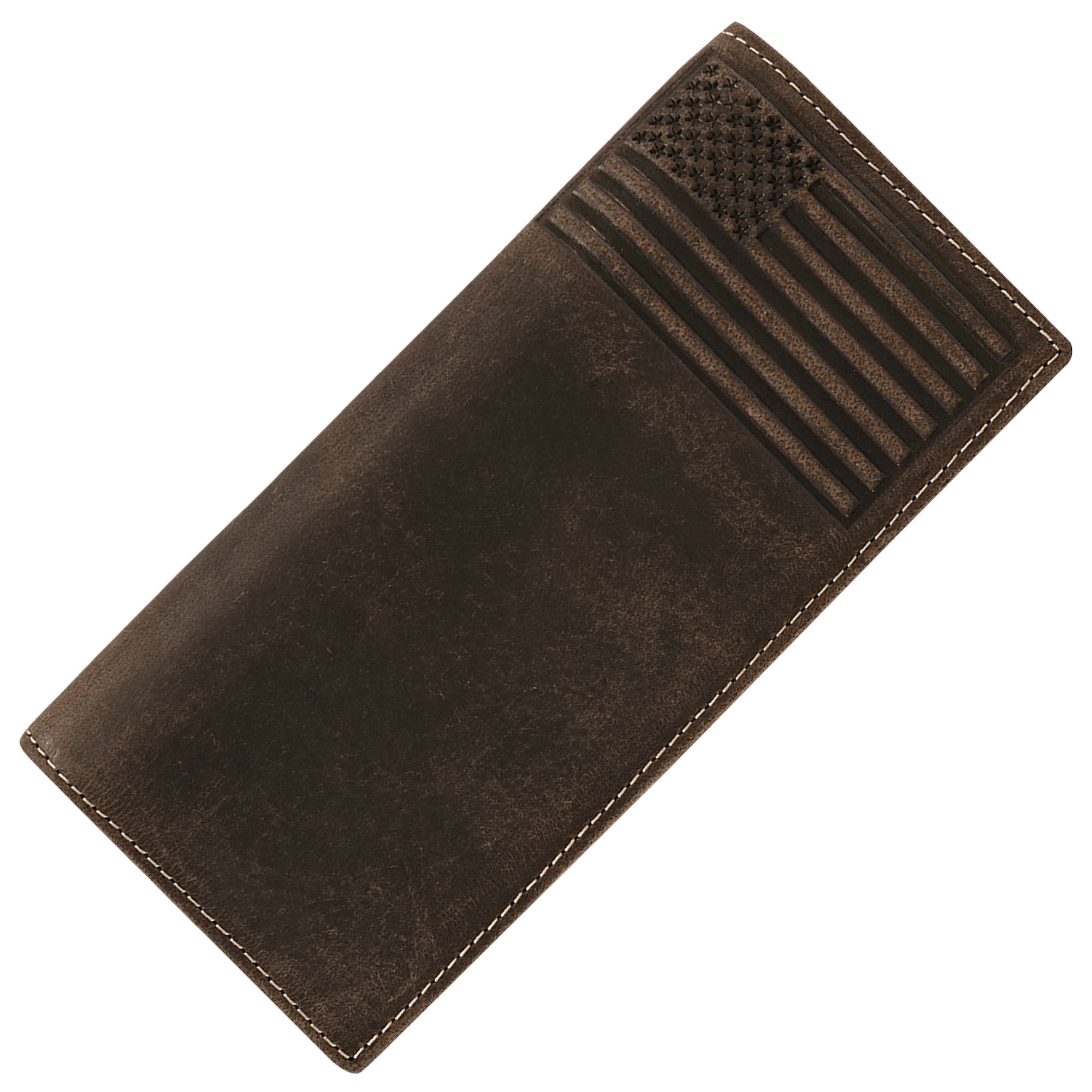 Mens Long Wallet (Small American Flag) - Elizo