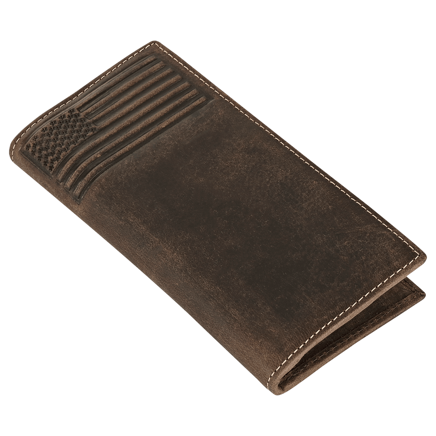 Mens Long Wallet (Small American Flag) - Elizo