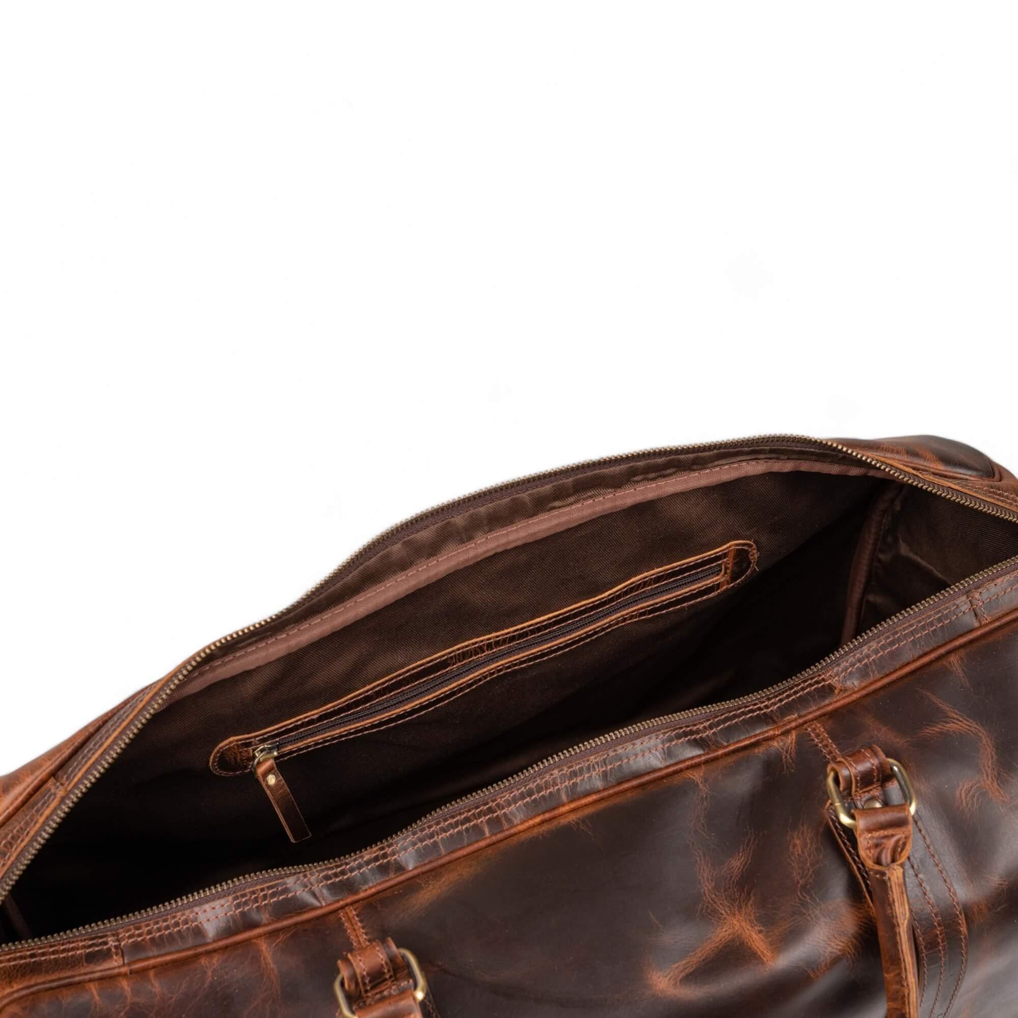 Leather Duffle Bag Drift Moor Collection - Elizo