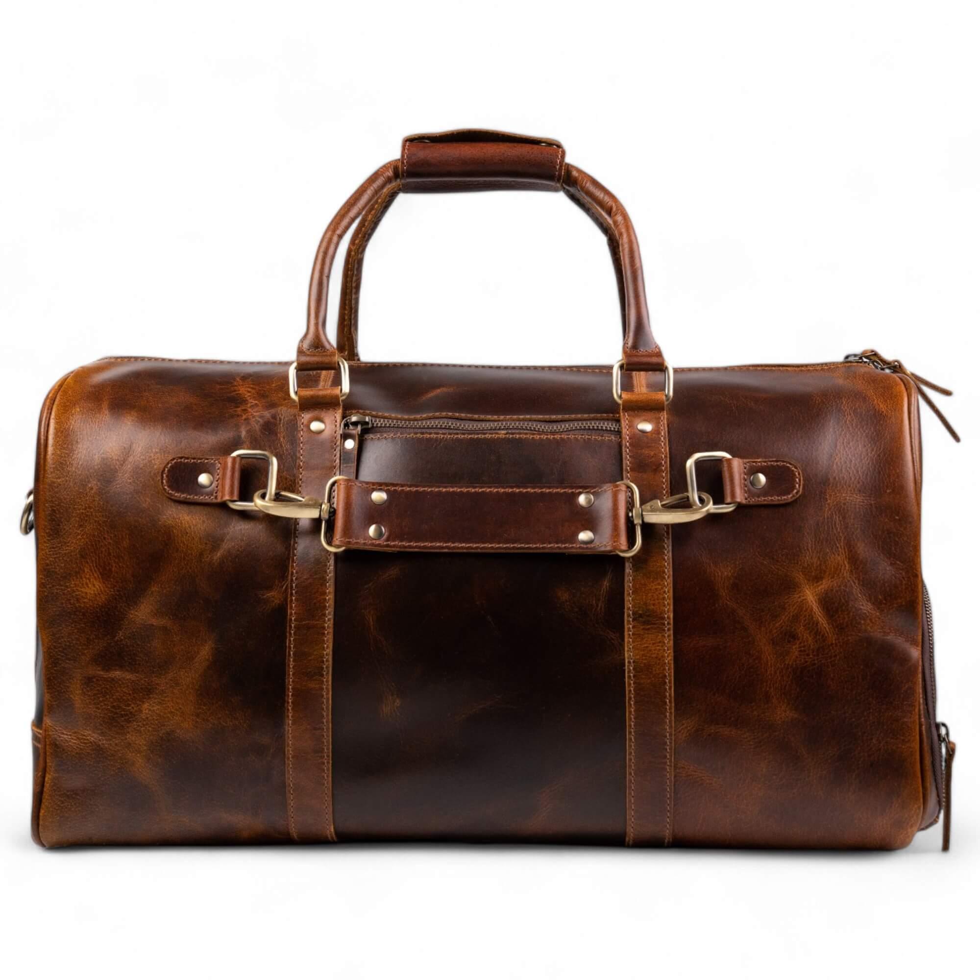 Leather Duffle Bag Drift Moor Collection - Elizo