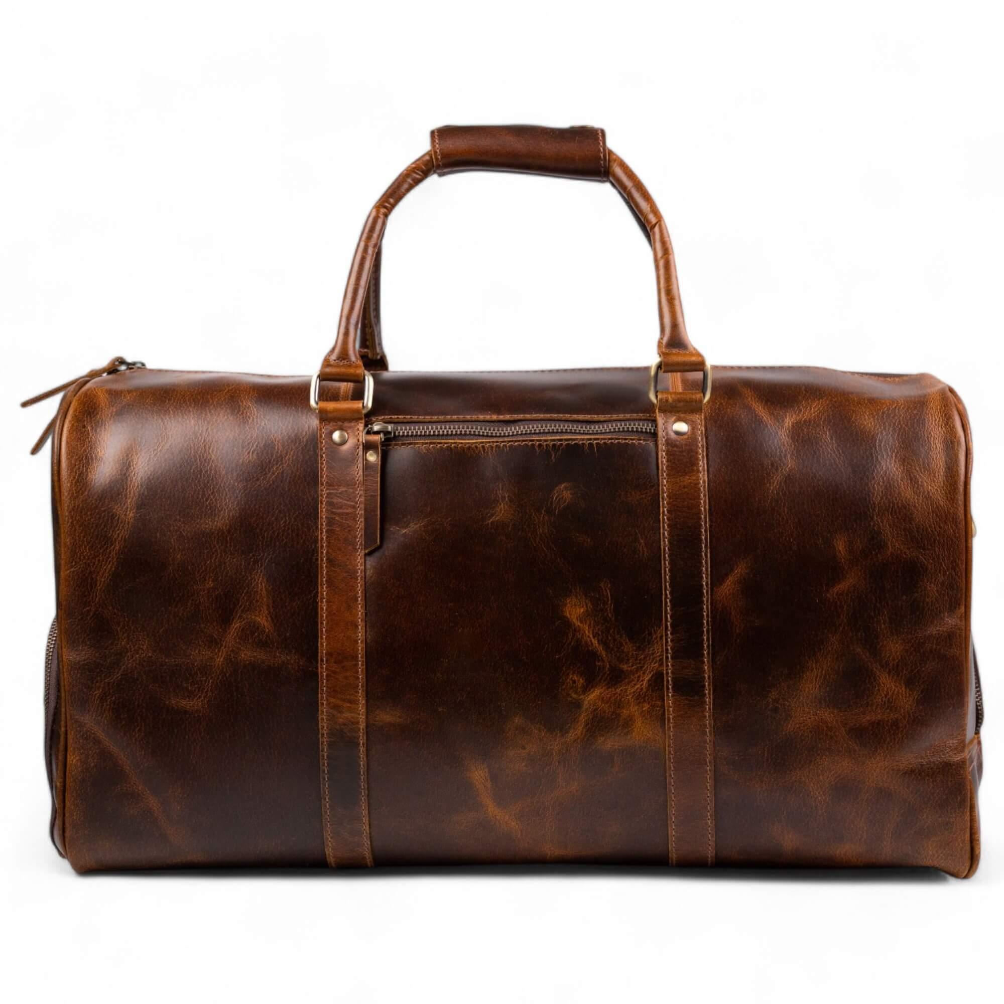 Leather Duffle Bag Drift Moor Collection - Elizo