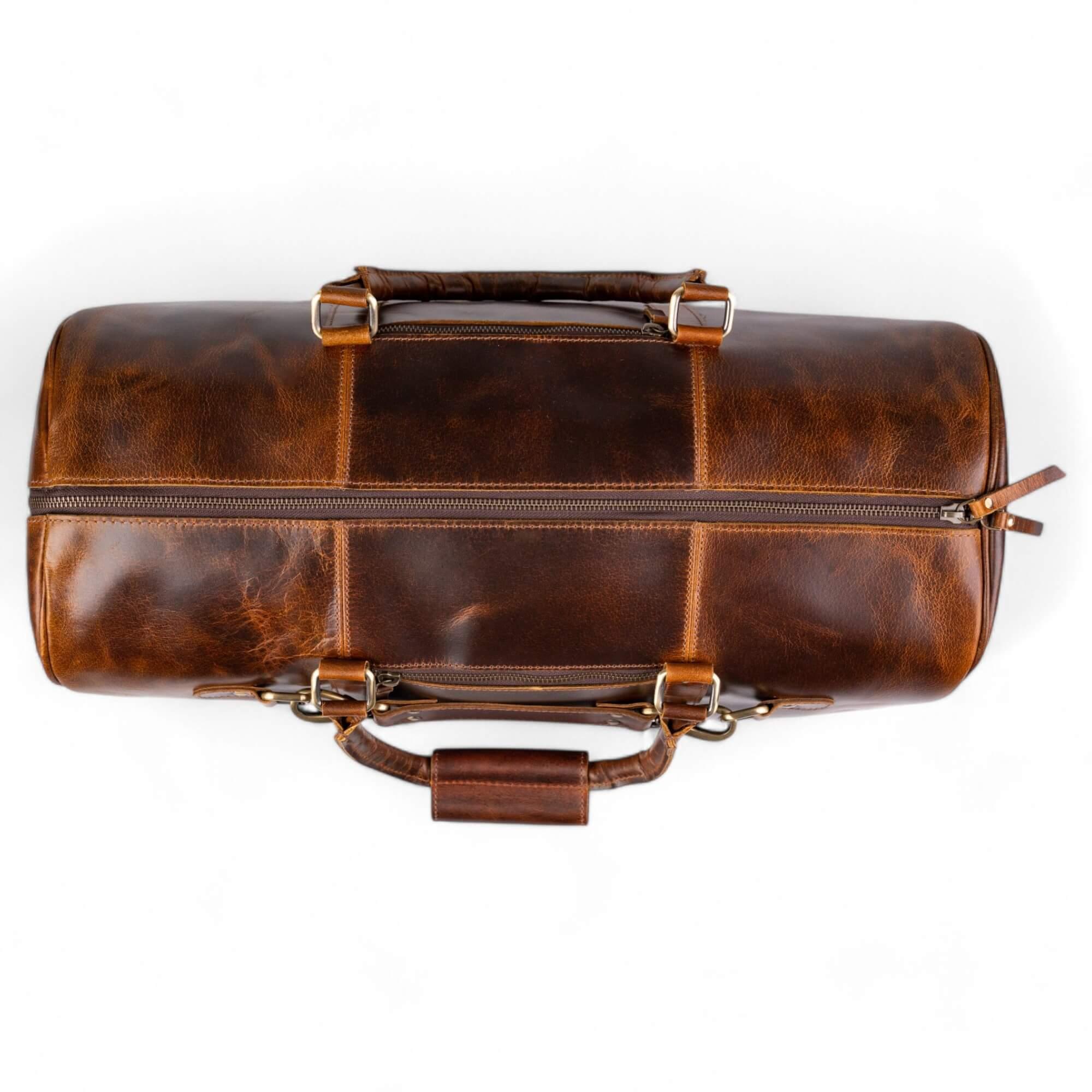 Leather Duffle Bag Drift Moor Collection - Elizo