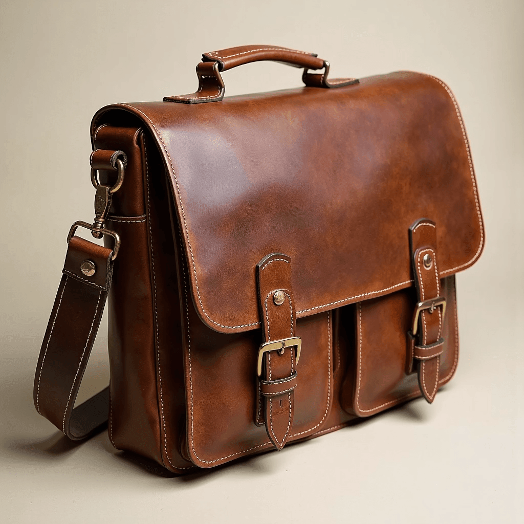 Leather Messenger Bag For Men Wilderpath - Elizo