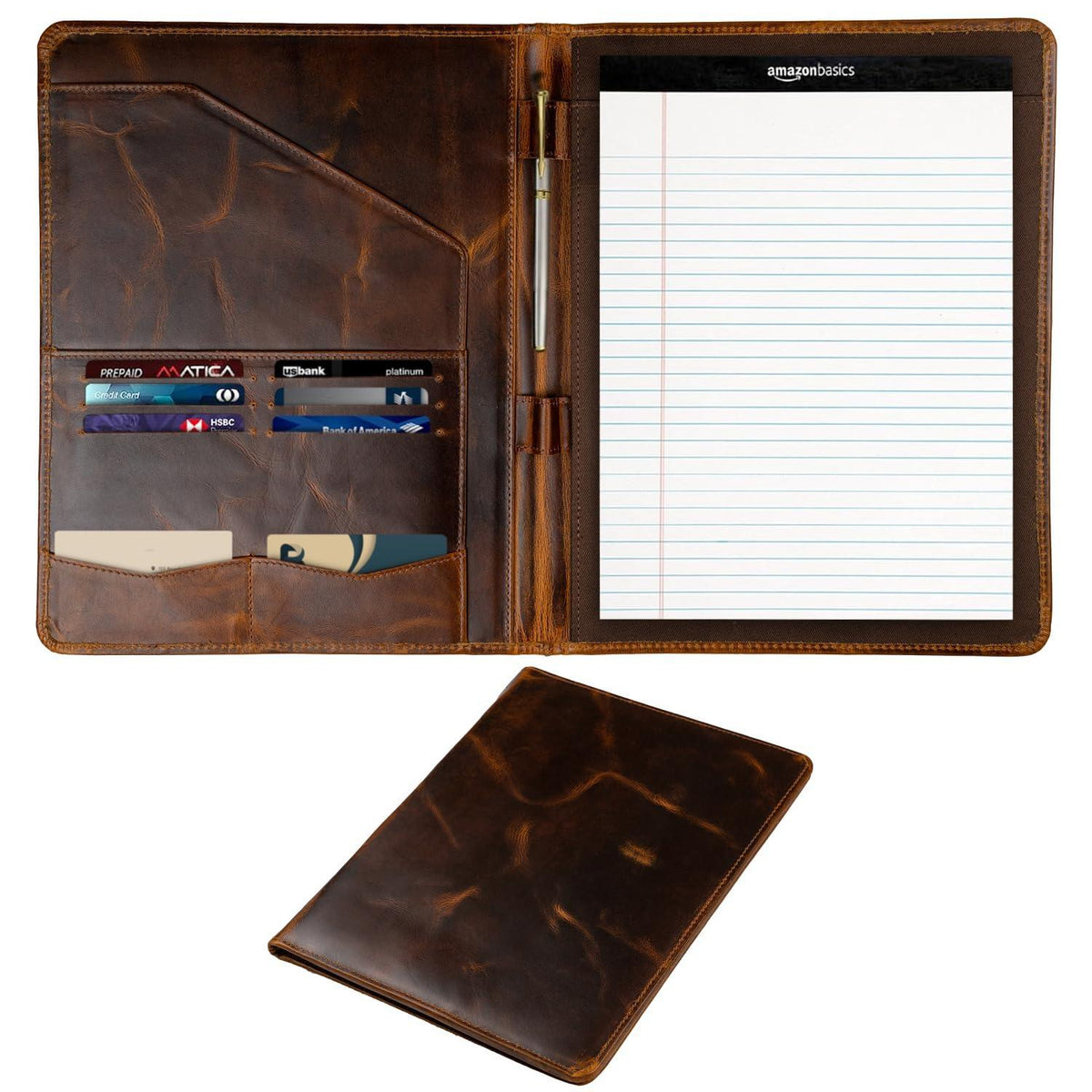 Leather Portfolio Folder (Antique), #product_type - Elizo