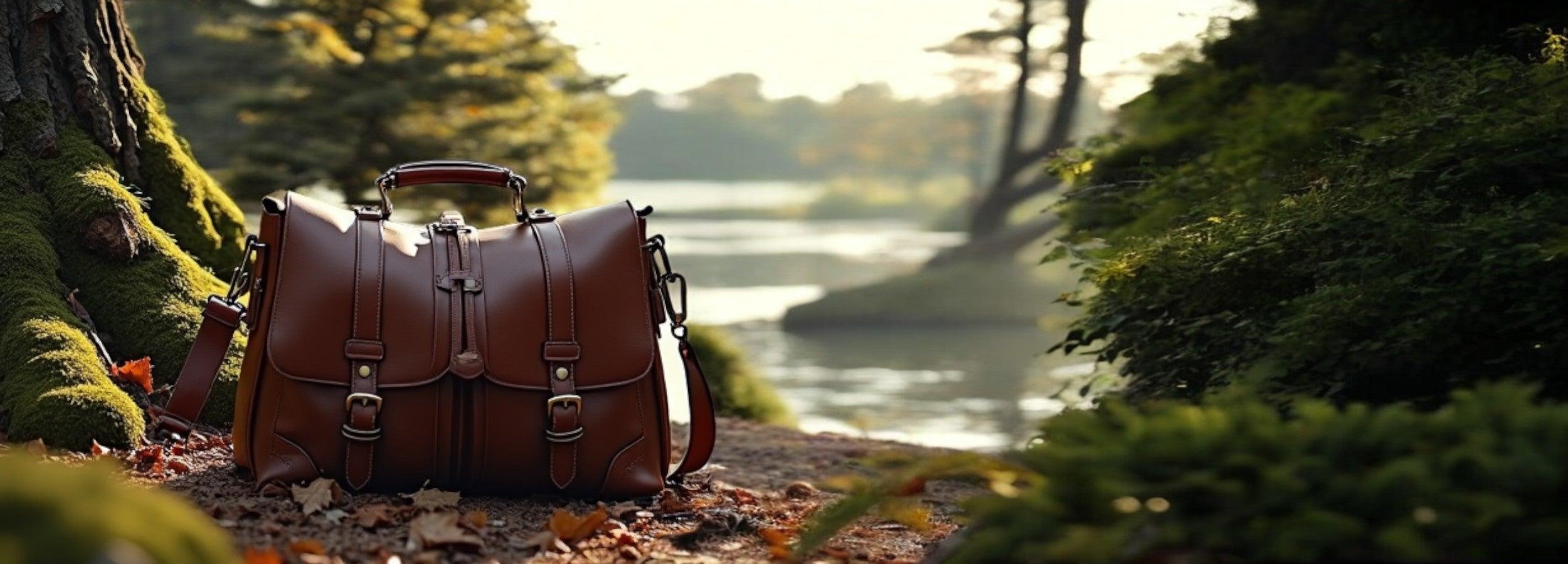 duffle leather bag