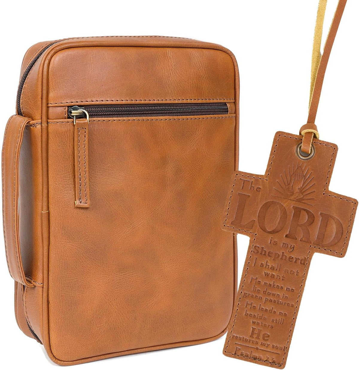 Standard Leather Bible Case (Tan), #product_type - Elizo