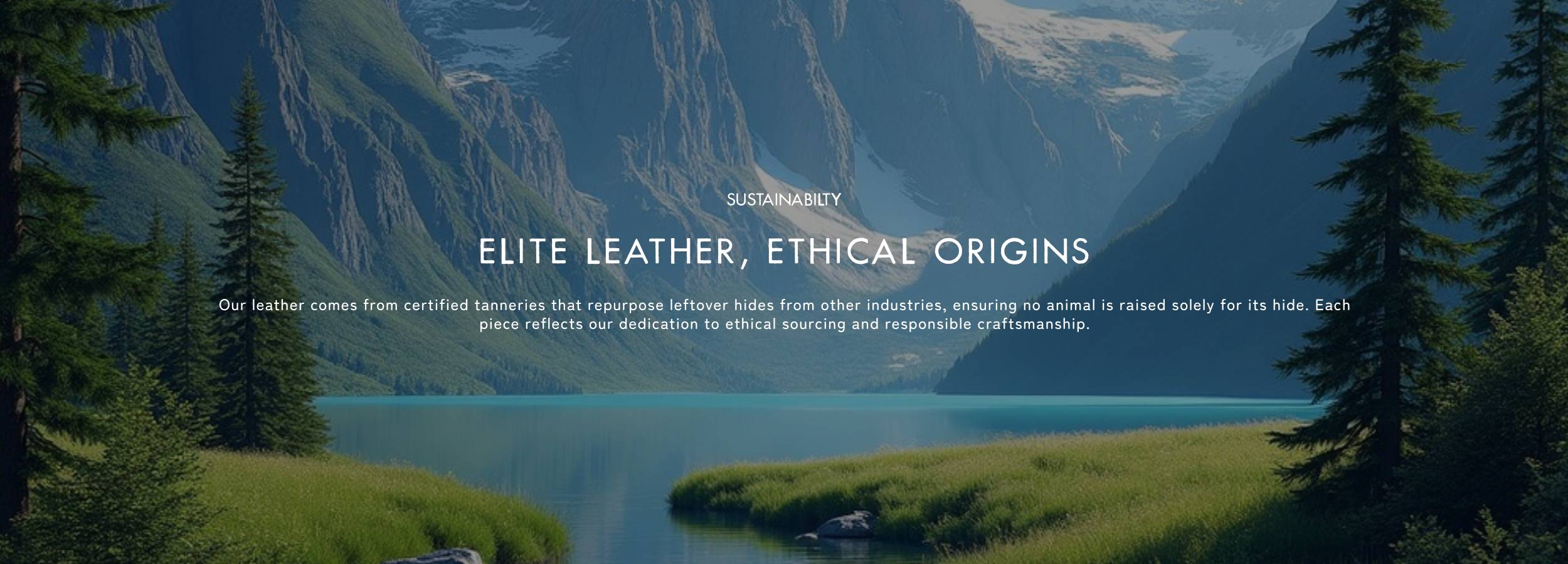 sustainablity section brand