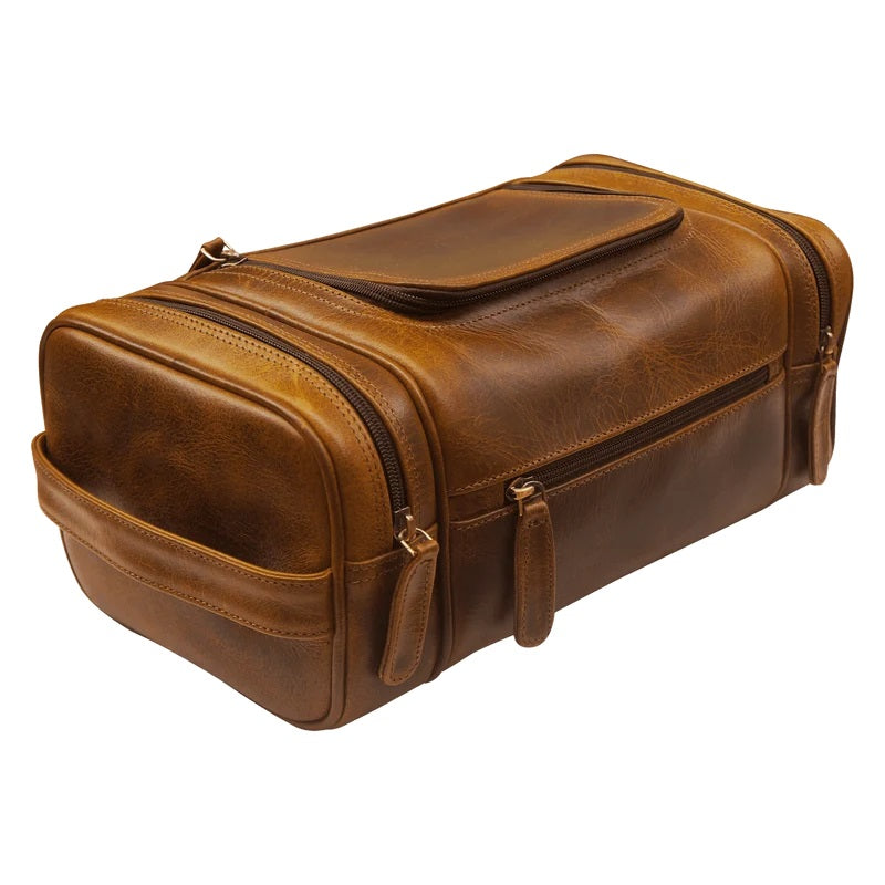 How to Choose the Best Full Grain Leather Toiletry Bag for Travel