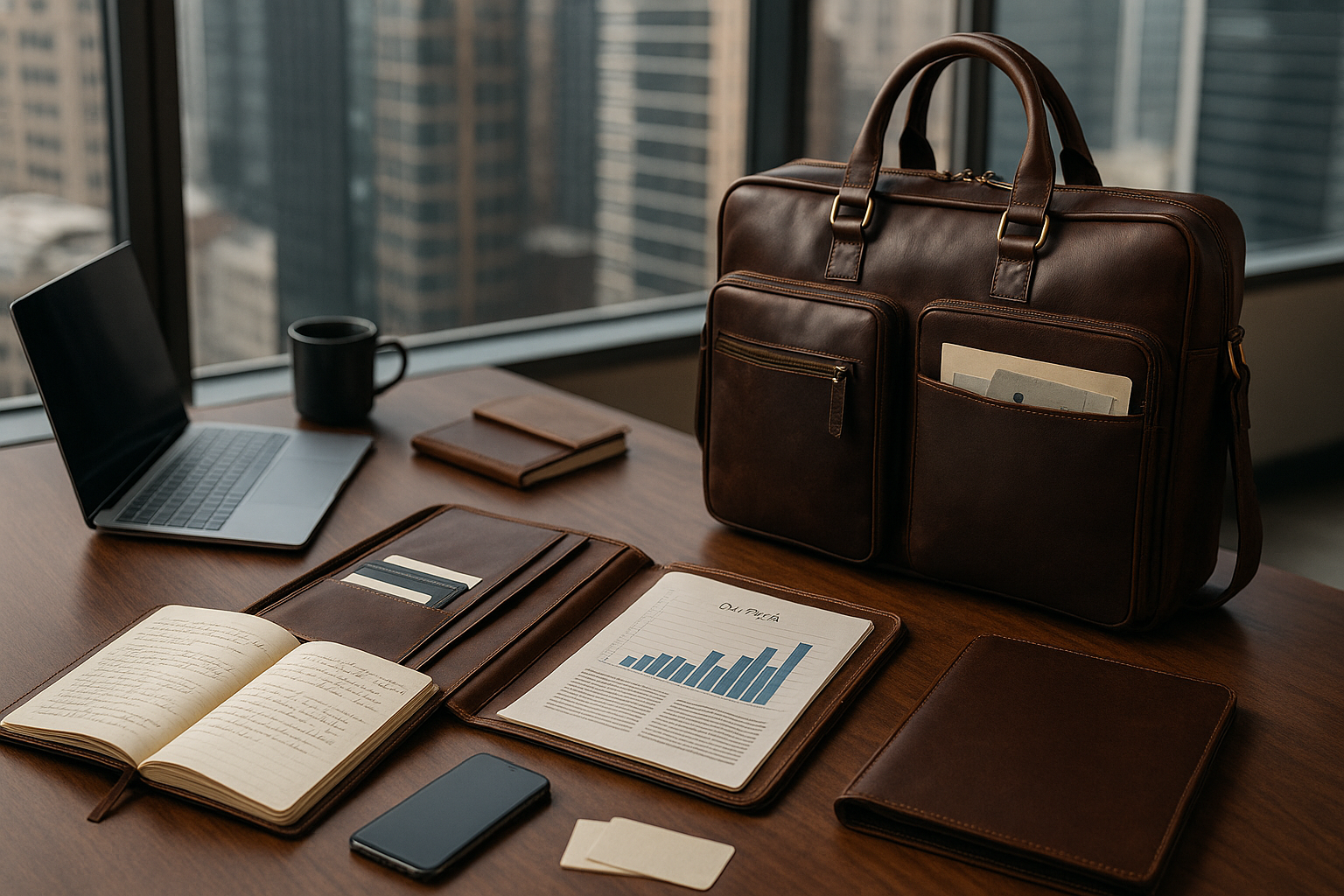 Entrepreneur's Arsenal: Leather Accessories That Command Business Respect