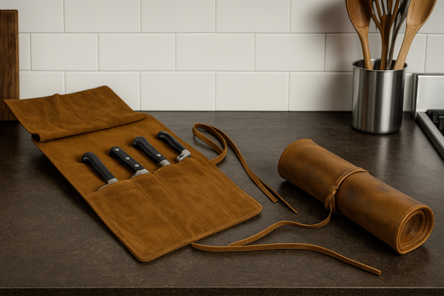 The Professional Chef's Guide to Leather Knife Rolls: Protecting Your Most Important Tools