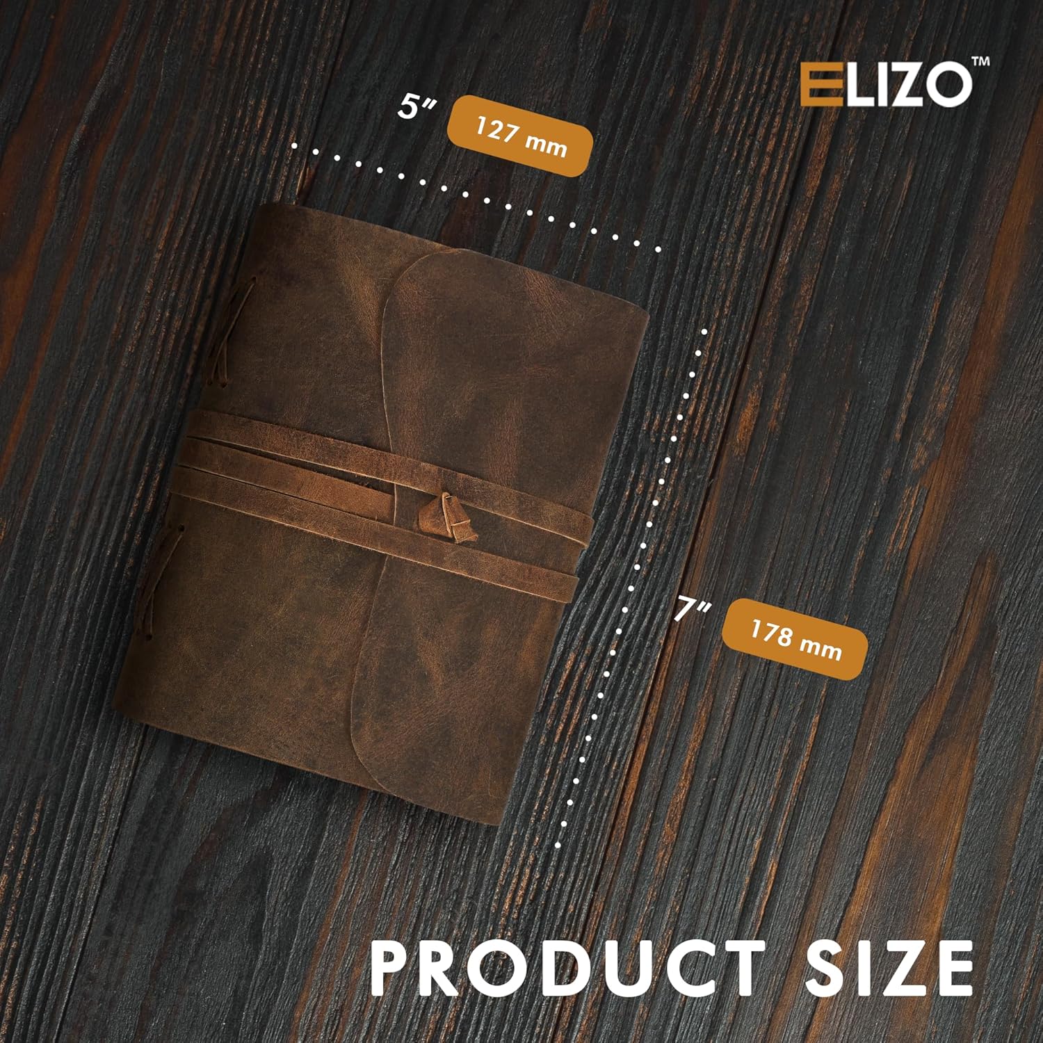 GO Journal ISSUE 01 02 03 05 4冊 Small Leather Journal (5X7)