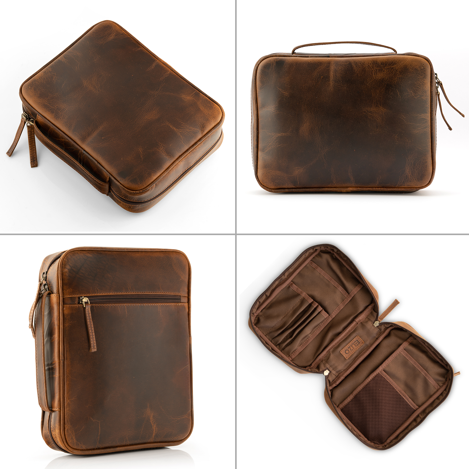 Large Leather Bible Case - Elizo