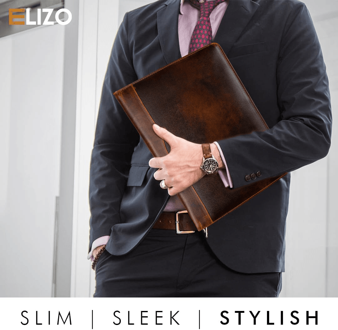 Leather Portfolio Organizer - Elizo