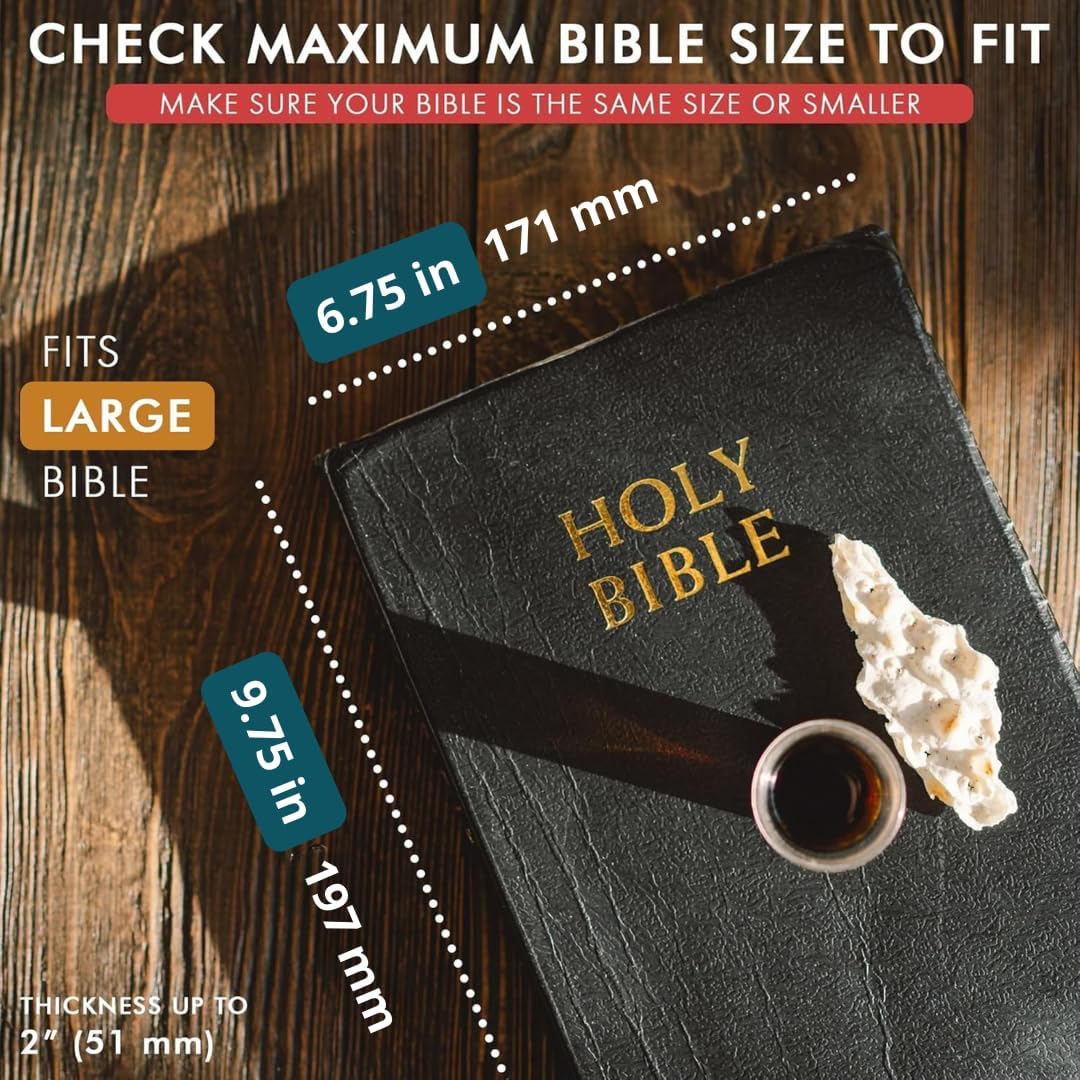 Small Leather Bible Case