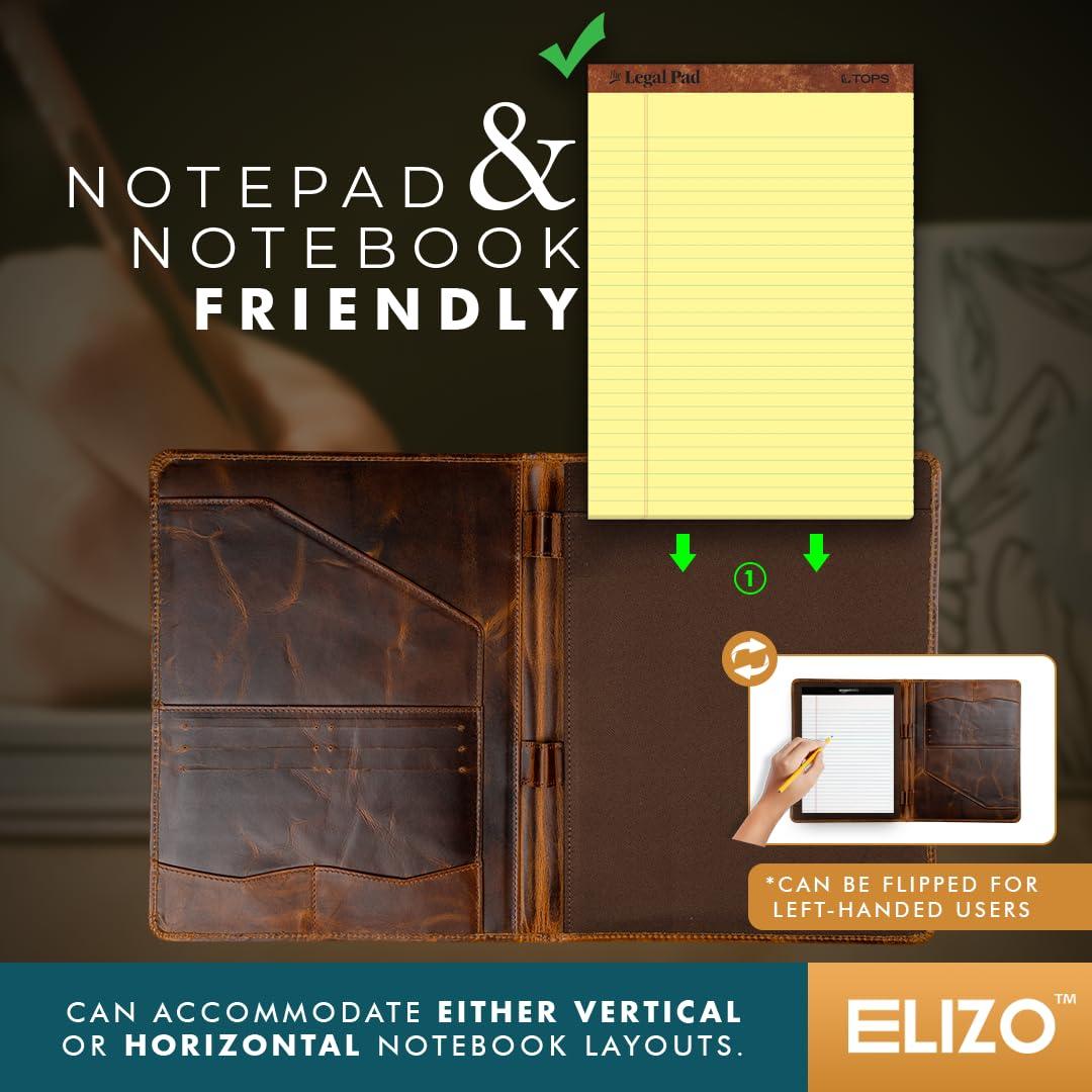 Leather Portfolio Folder - Elizo