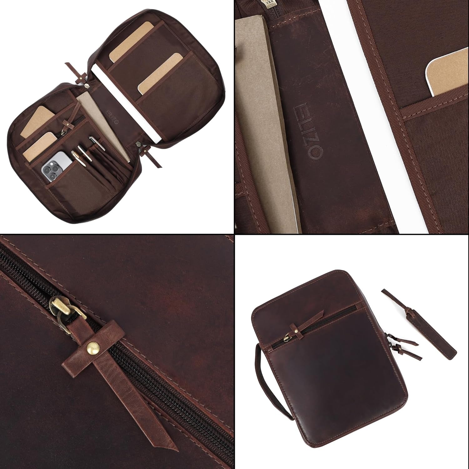 Large Leather Bible Case – Kodiak