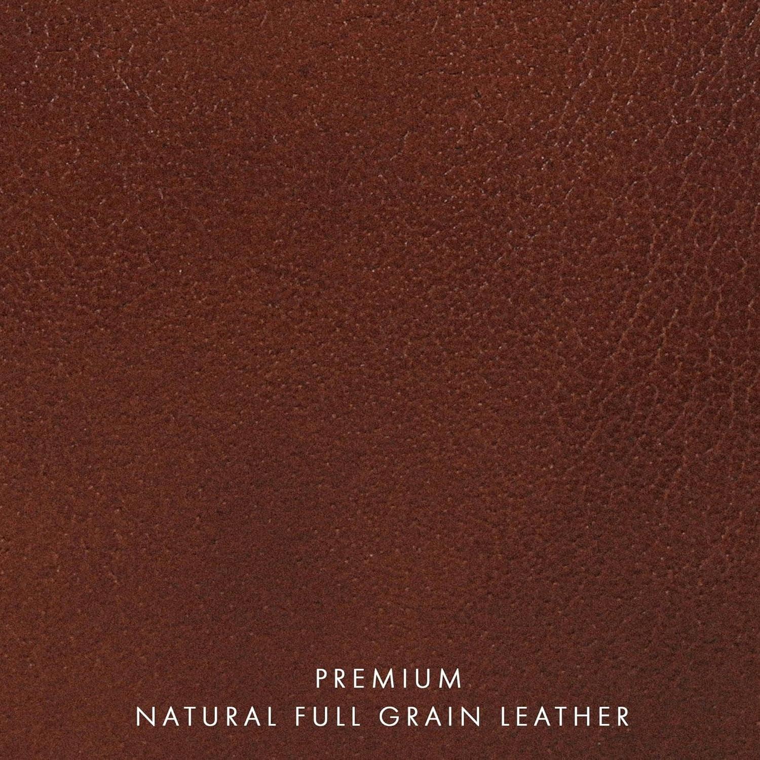 Leather Desk Mat Set (3mm) Double layer (Chestnut) - Elizo