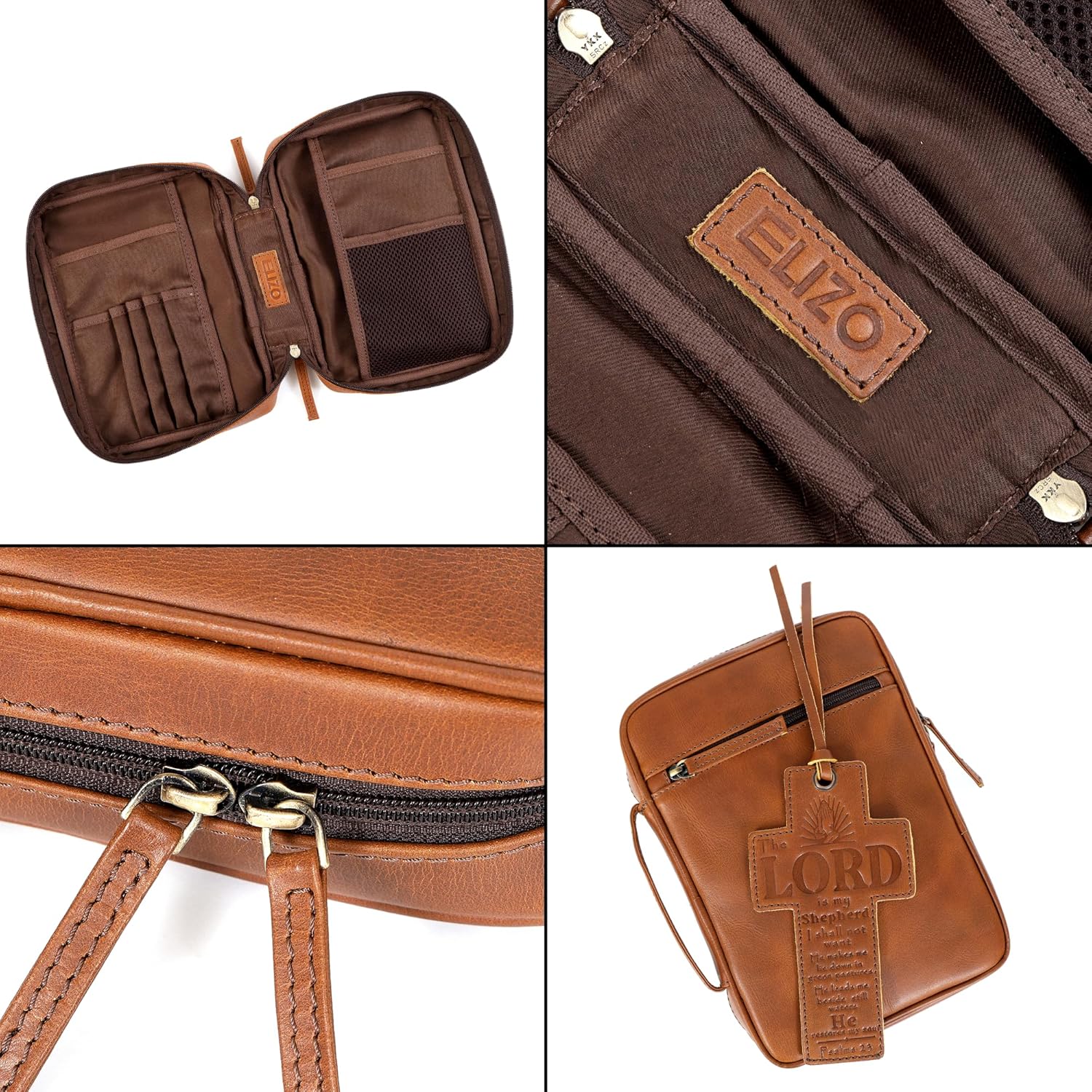 Standard Leather Bible Case (Tan)