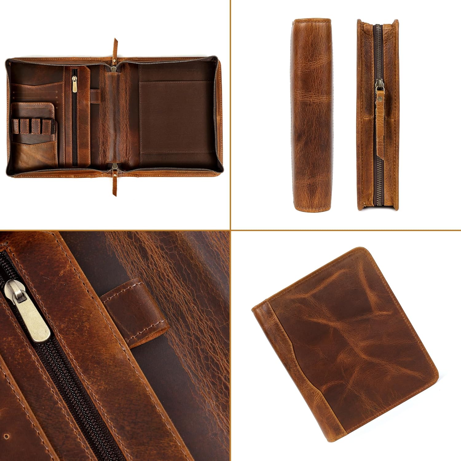 Classic Leather Portfolio (Antique)