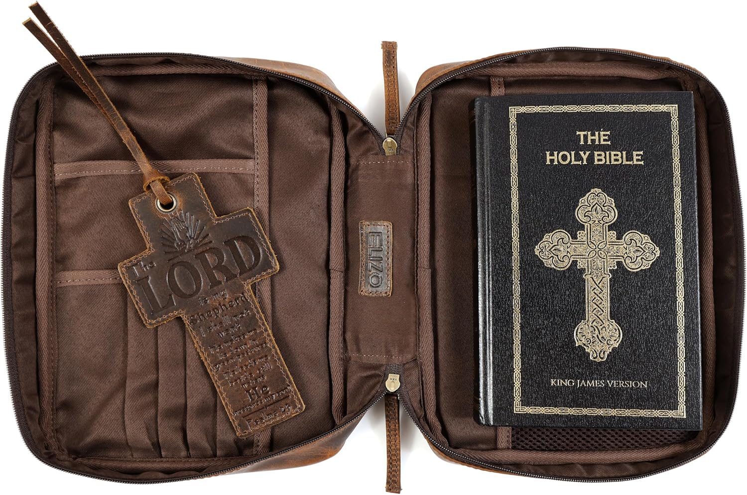 Study Leather Bible Case (Antique)