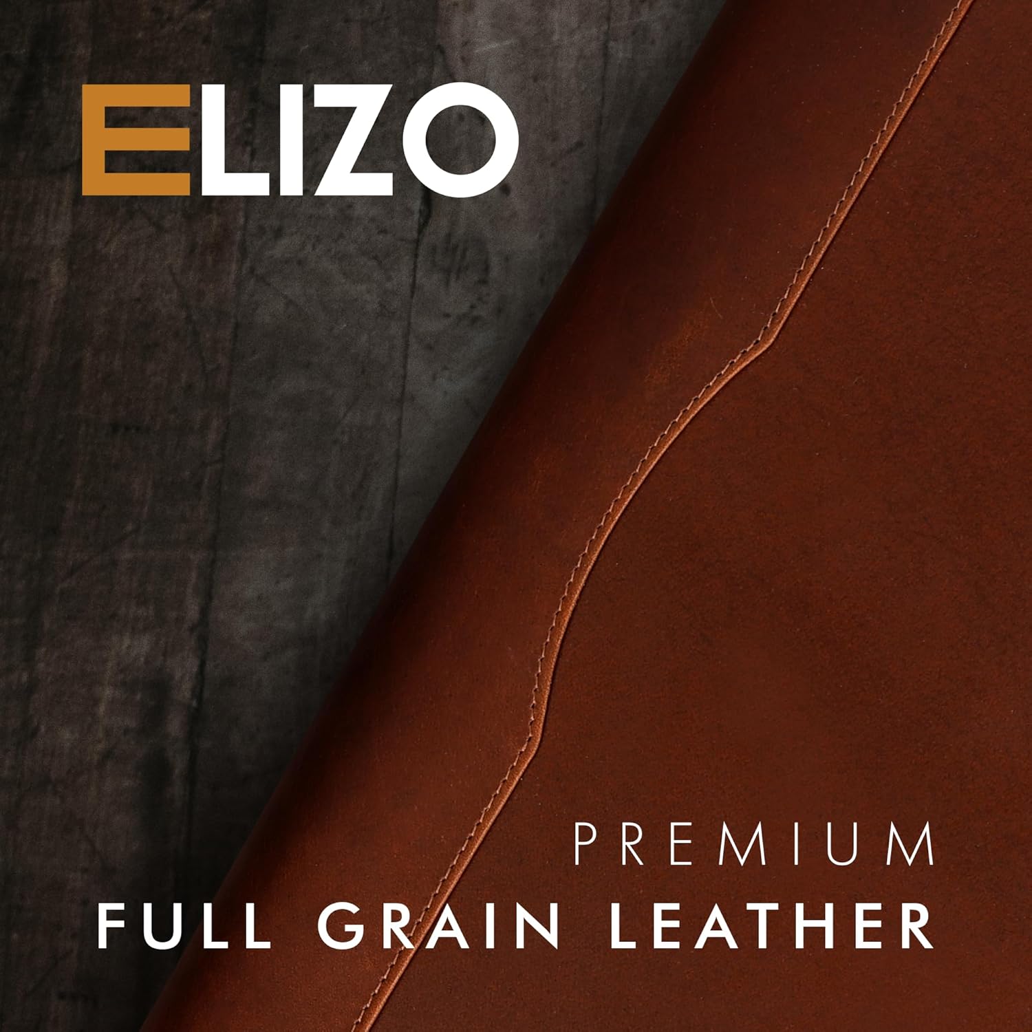 Leather Portfolio Organizer (Antique, Letter Strap)