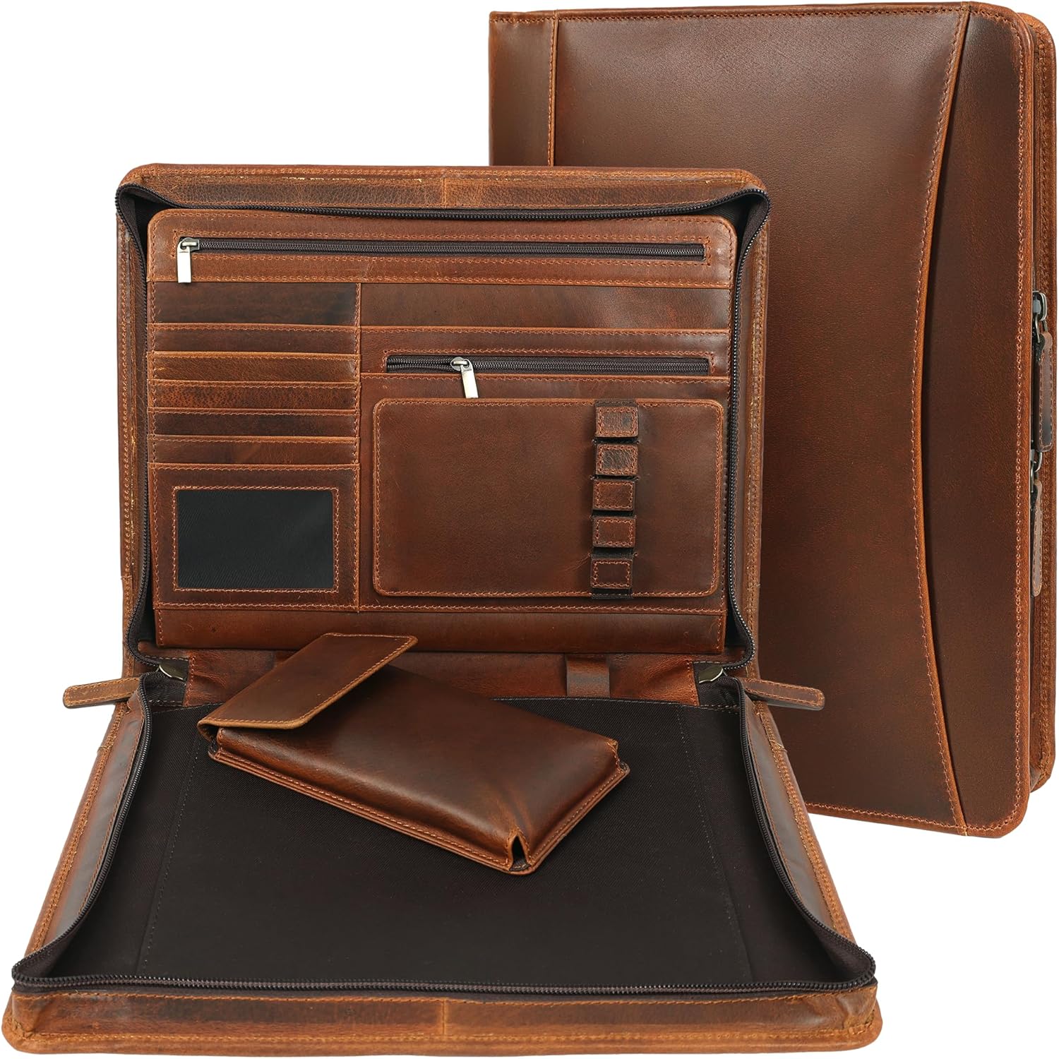 Premium Leather Portfolio Organizer