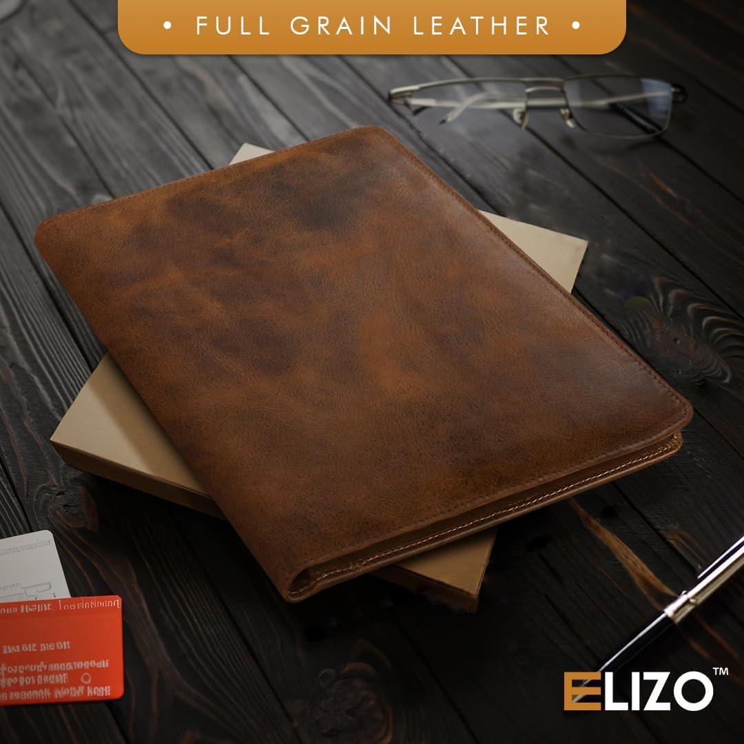Leather Portfolio: Personalized, Zippered Business Cases