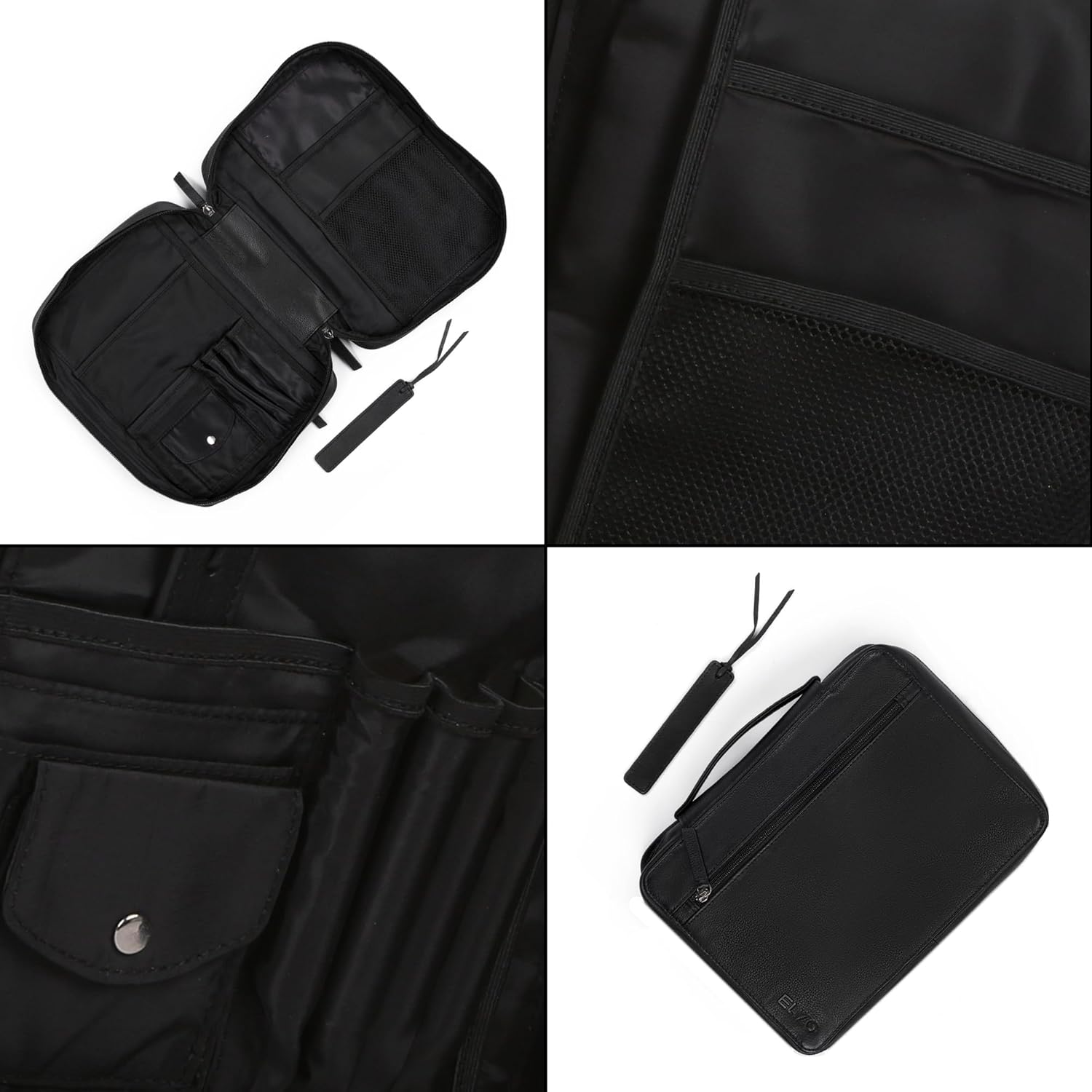 Study Leather Bible Case (Black)