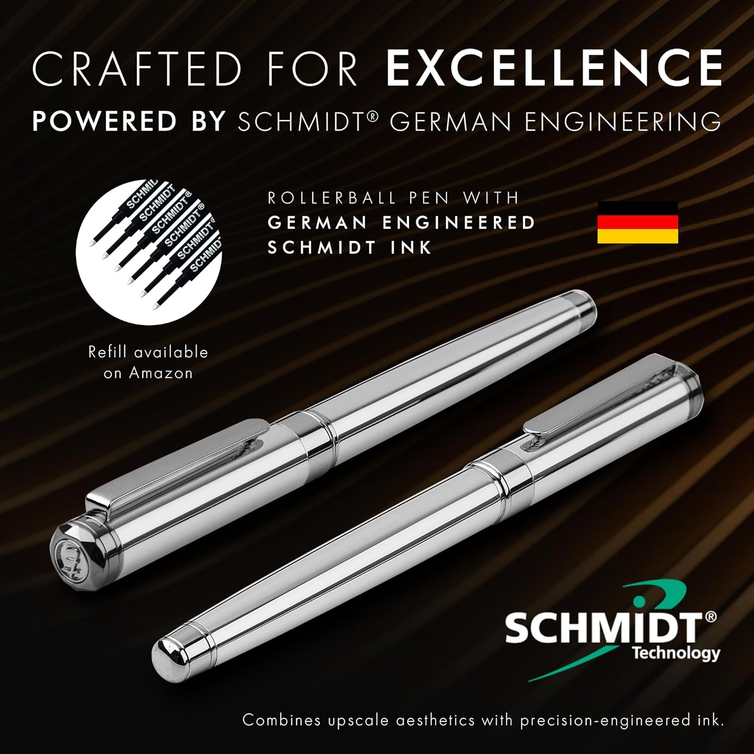 Executive Rollerball Pen (Chrome)