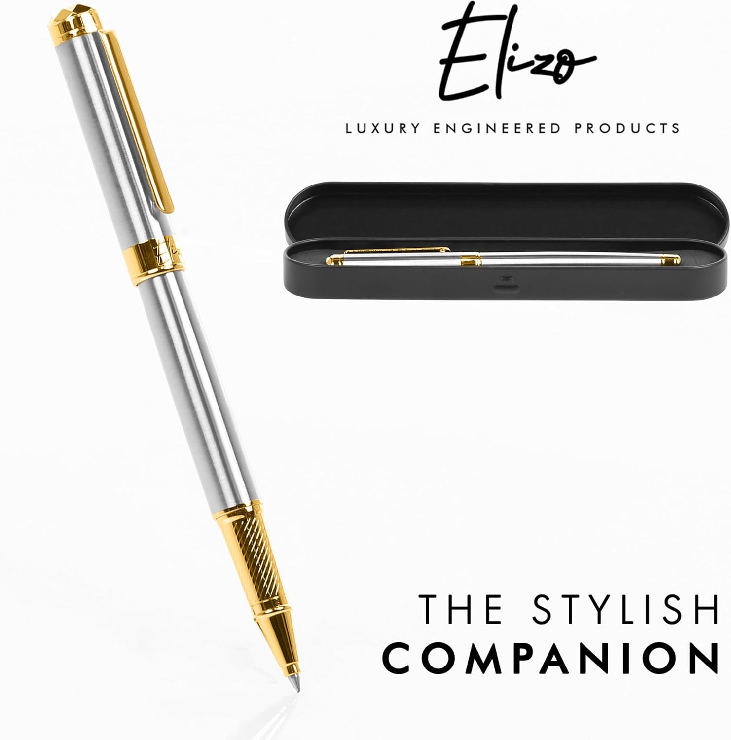 Executive Rollerball Pen (Gold/Chrome)
