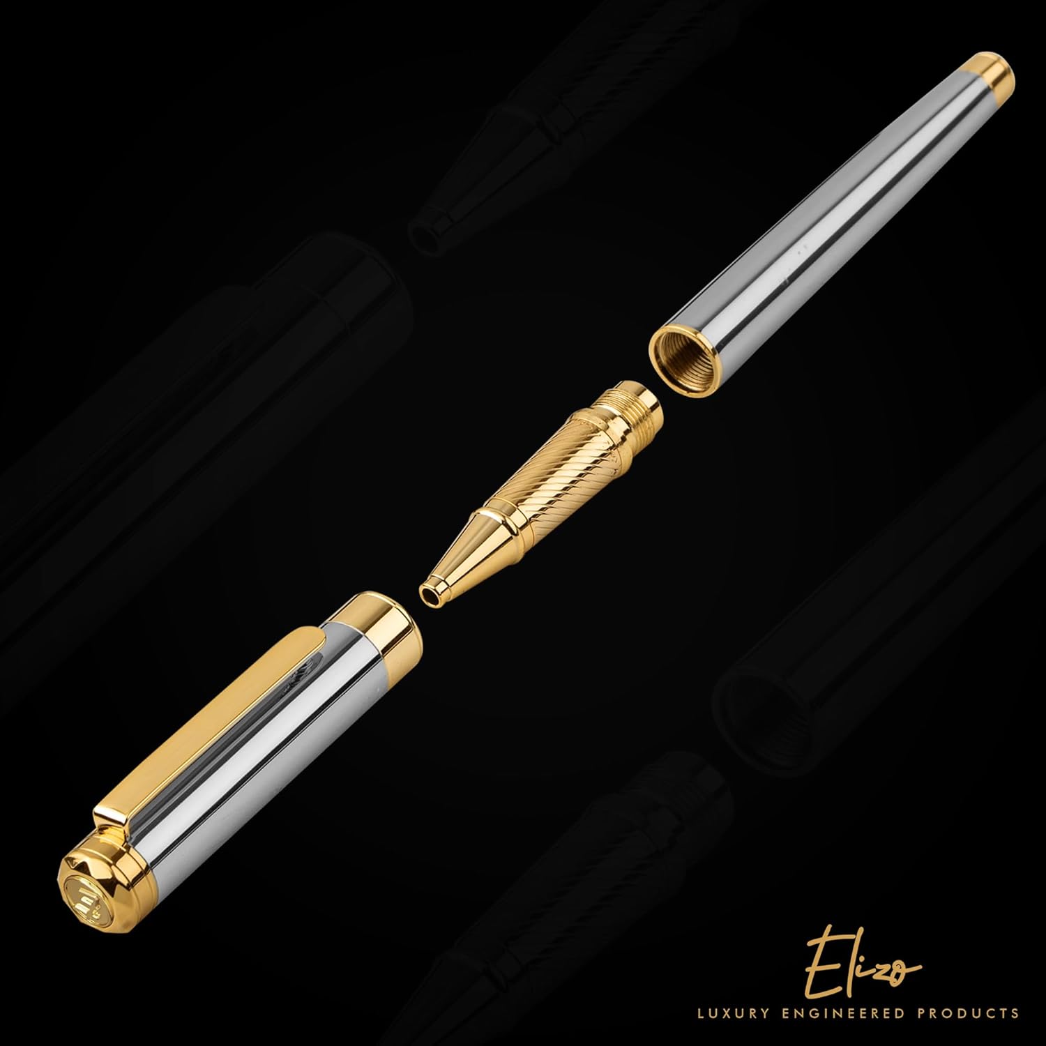 Executive Rollerball Pen (Gold/Chrome)