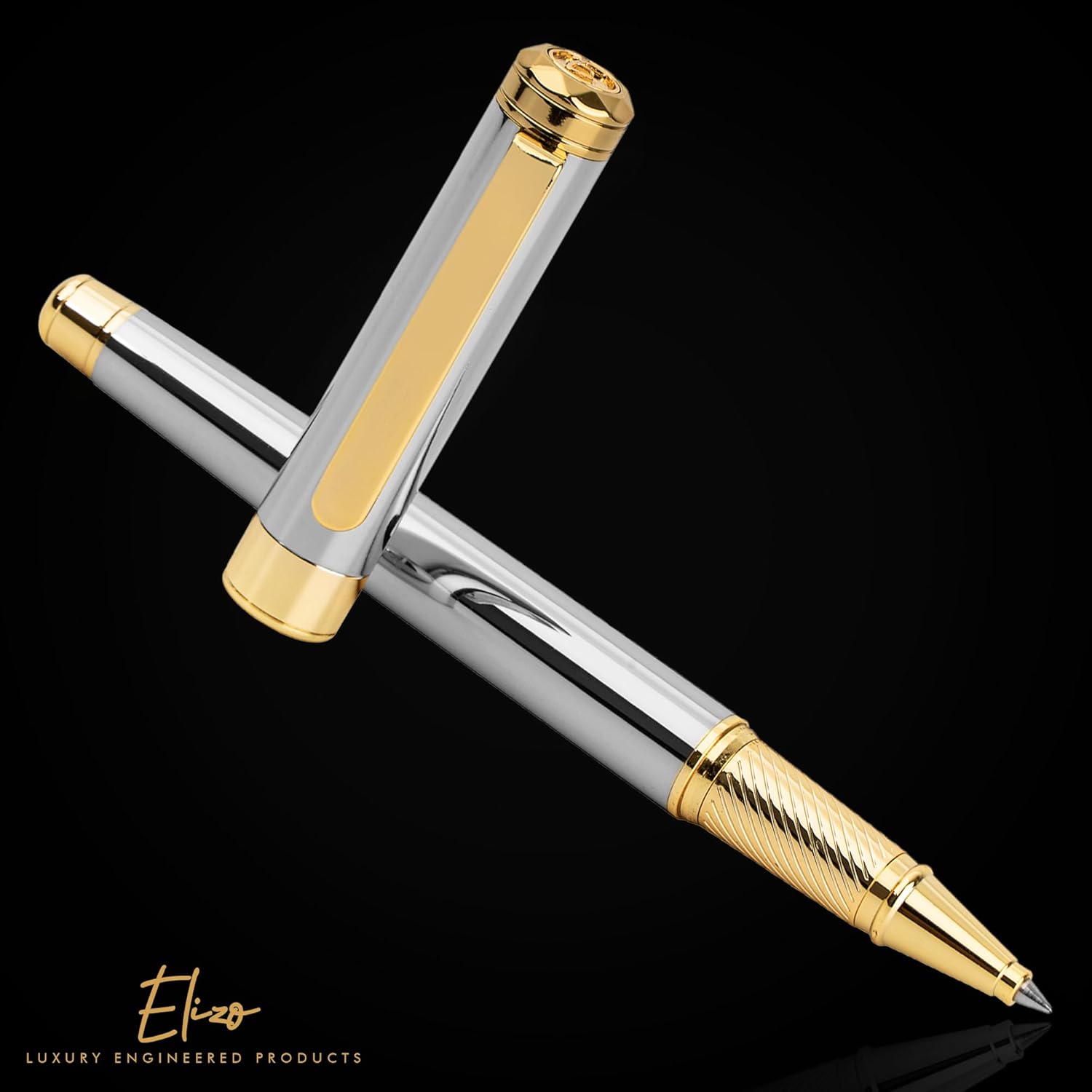 Executive Rollerball Pen (Gold/Chrome)