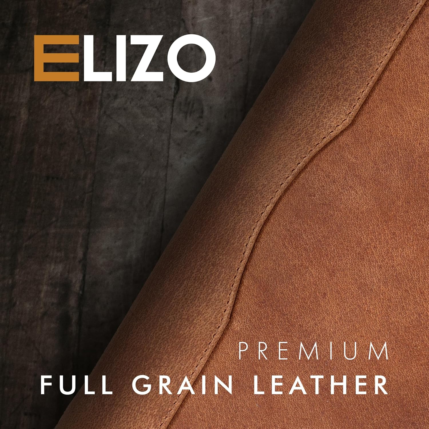 A5 Leather Portfolio & Notebook Cover (Saddle)