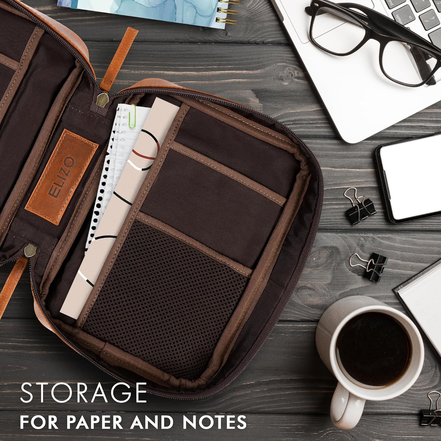 Standard Leather Bible Case (Cognac)
